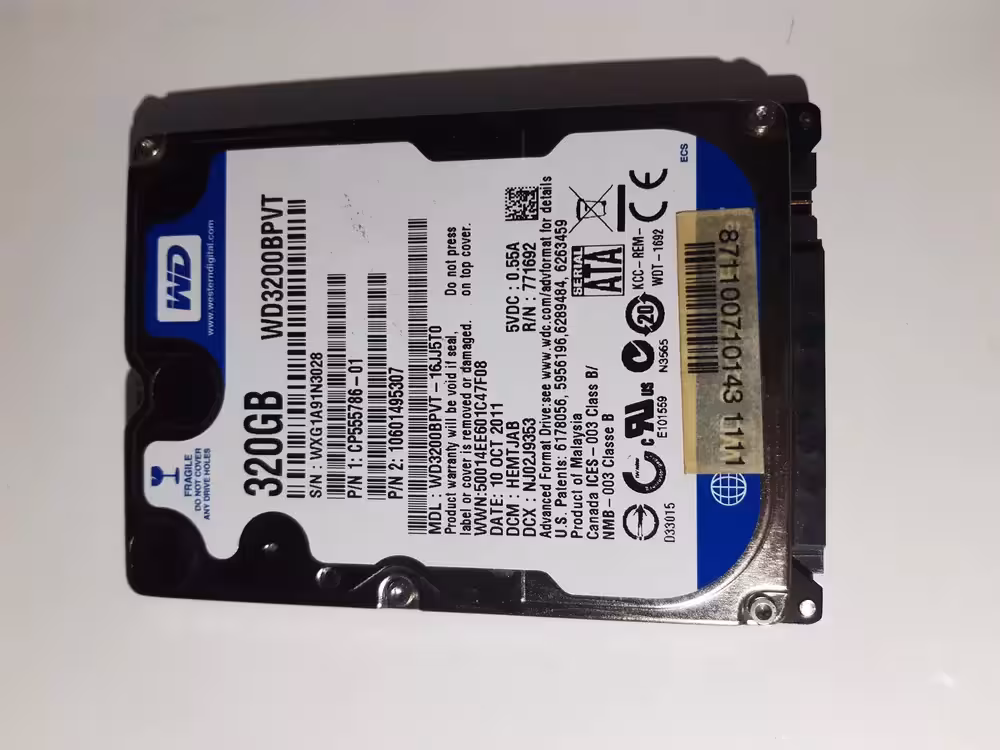 Western Digital WD32000BPVT (1 / 3)