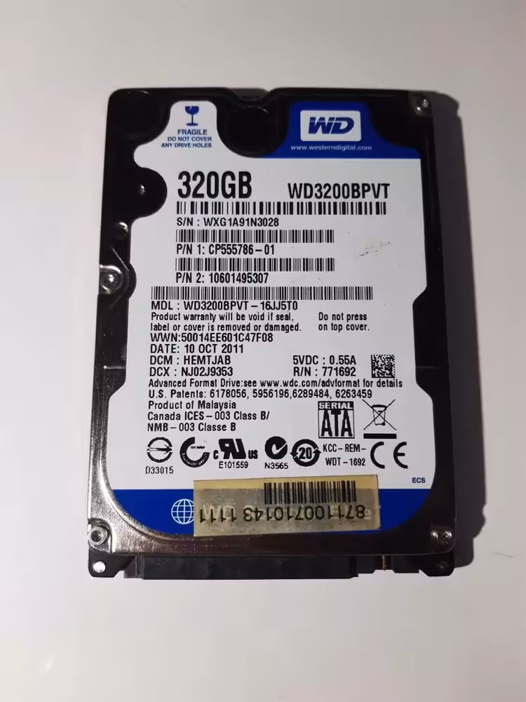Western Digital WD32000BPVT (2 / 3)