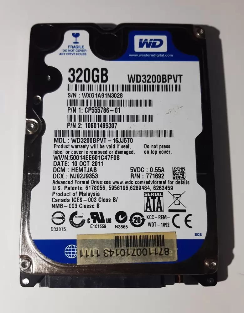 Western Digital WD32000BPVT (3 / 3)