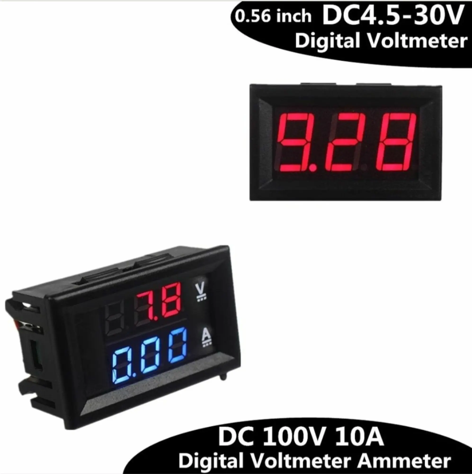 Вольтметр DC 4.5v-30v (2 / 2)