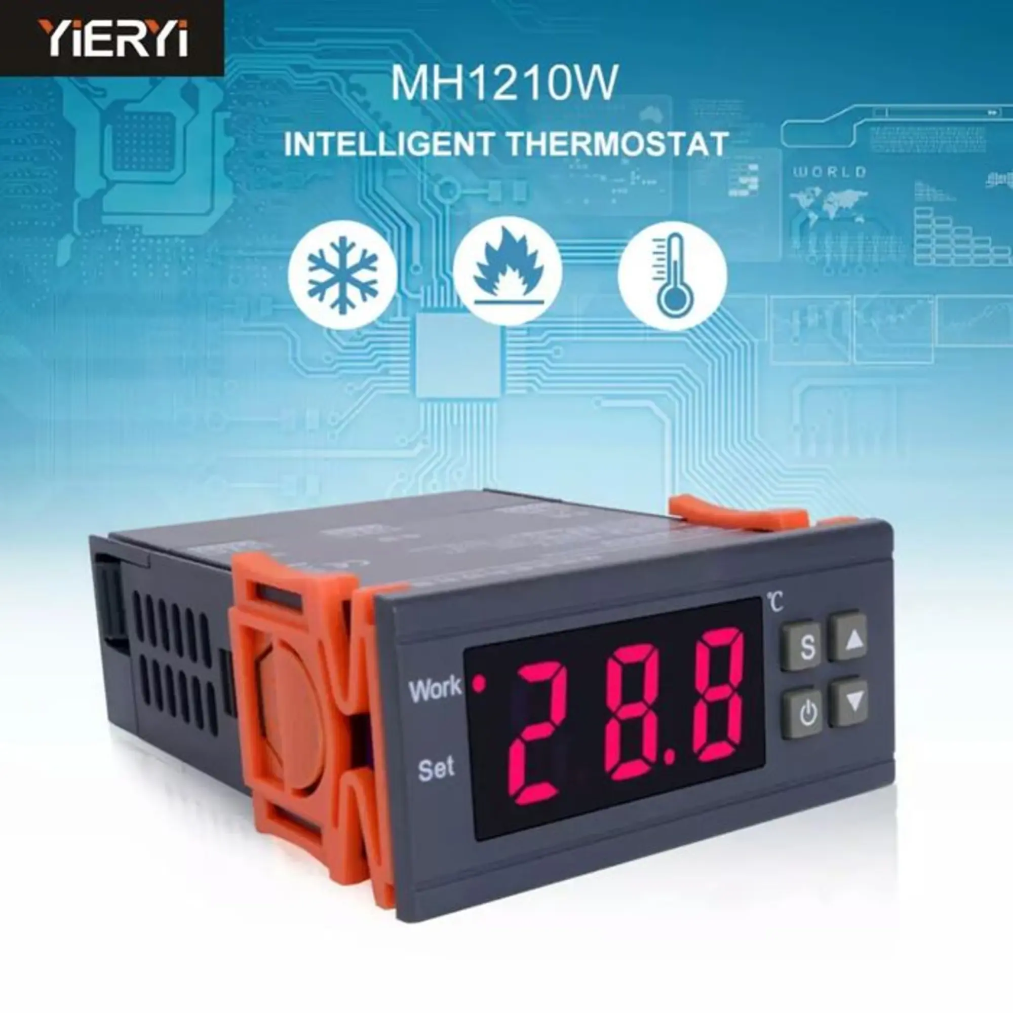 MH 1210 терморегулятор контроль температуры (1 / 8)
