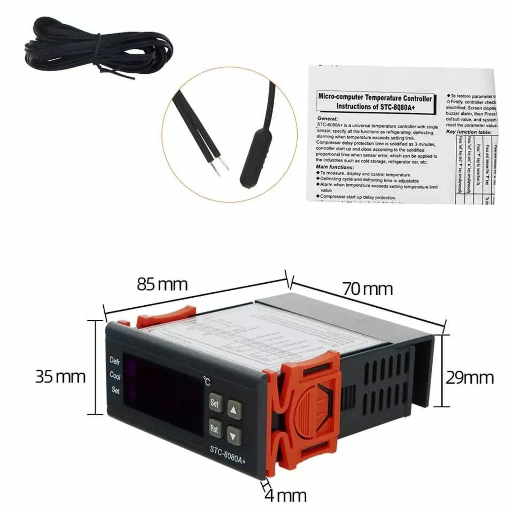 Терморегулятор stc 8080A+ (4 / 5)