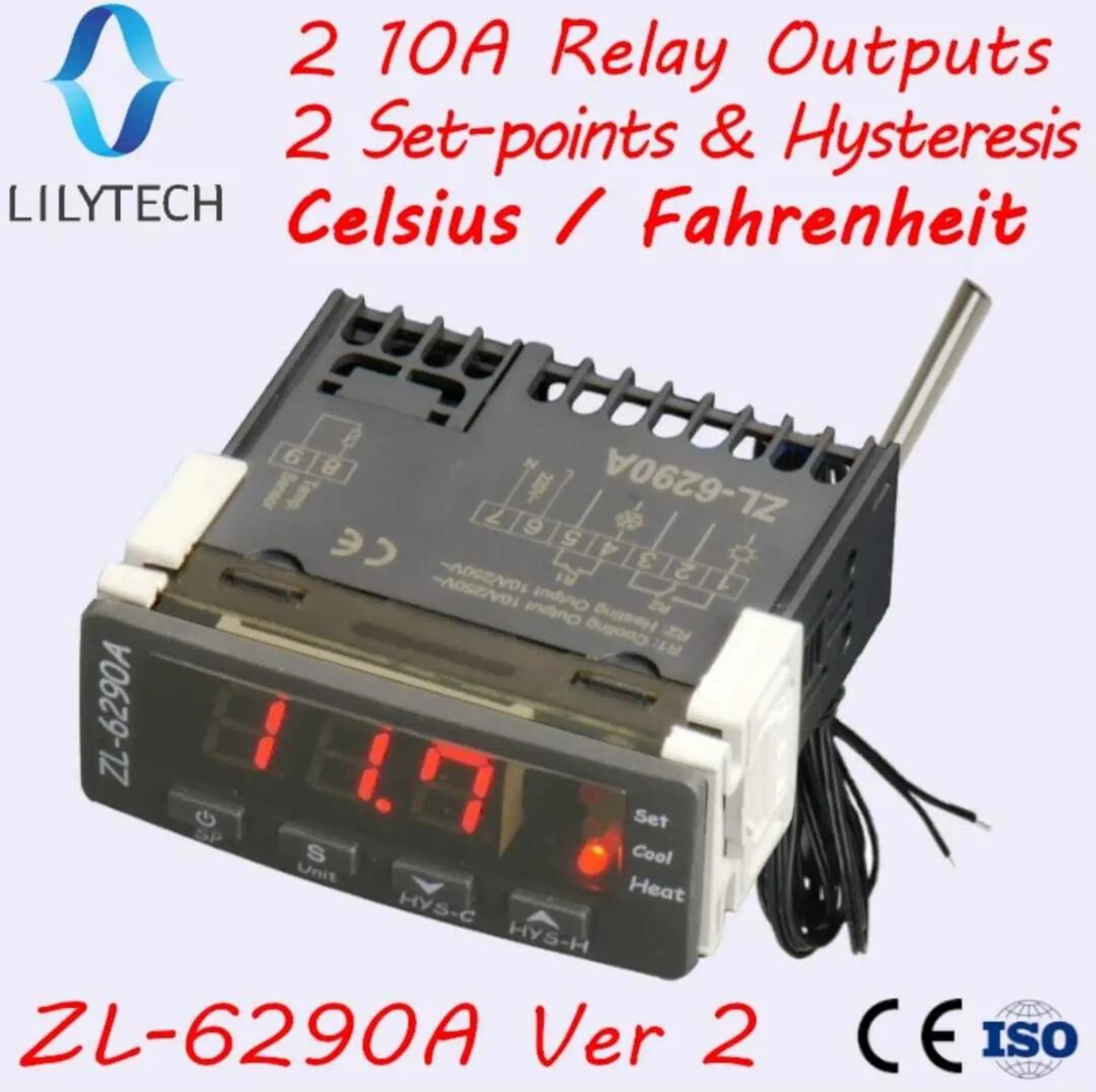 регулятор температуры терморегулятор zl 6290a (1 / 4)
