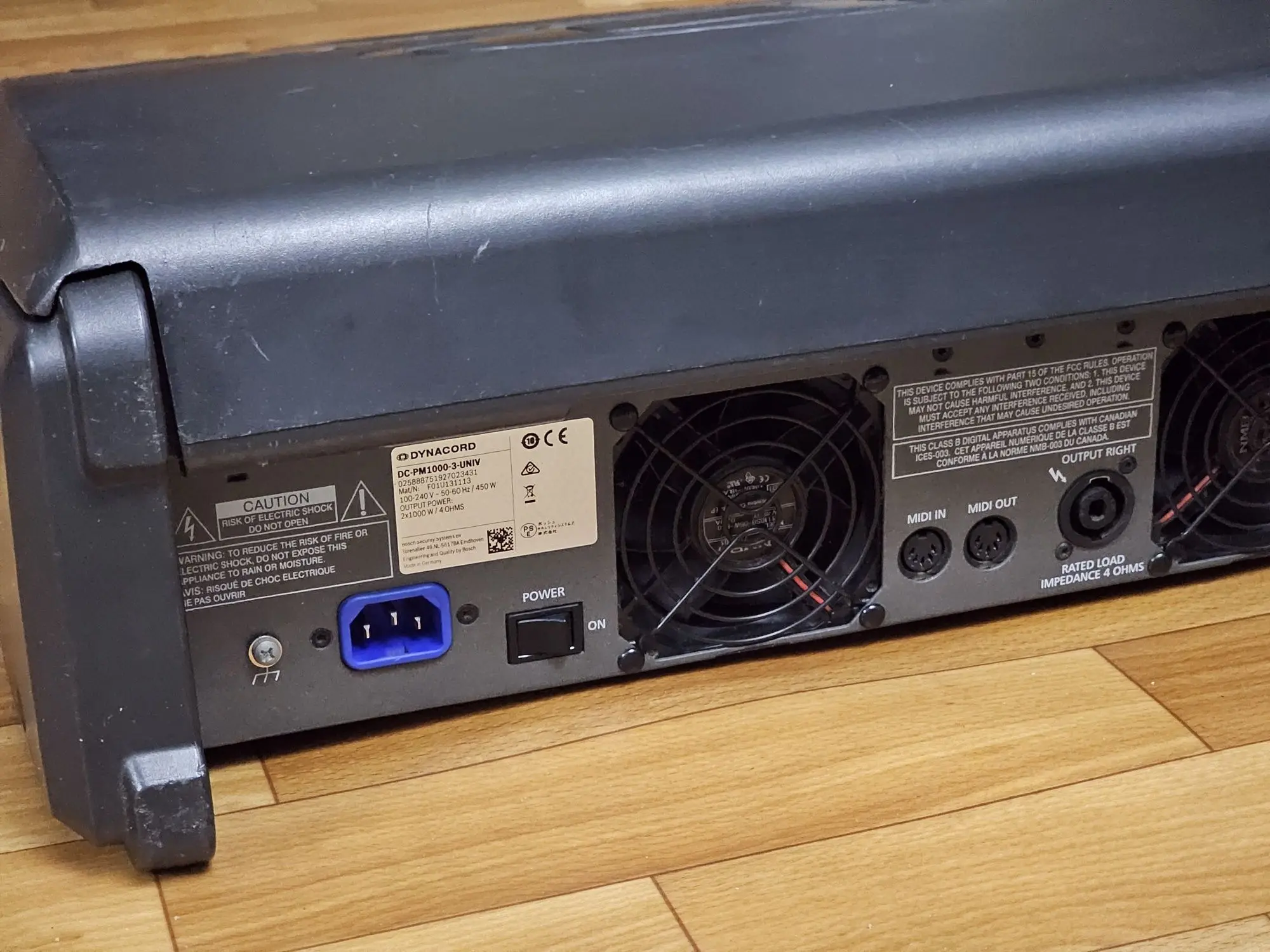 Активный микшерный пульт DYNACORD POWERMATE 1000-3 (5 / 8)