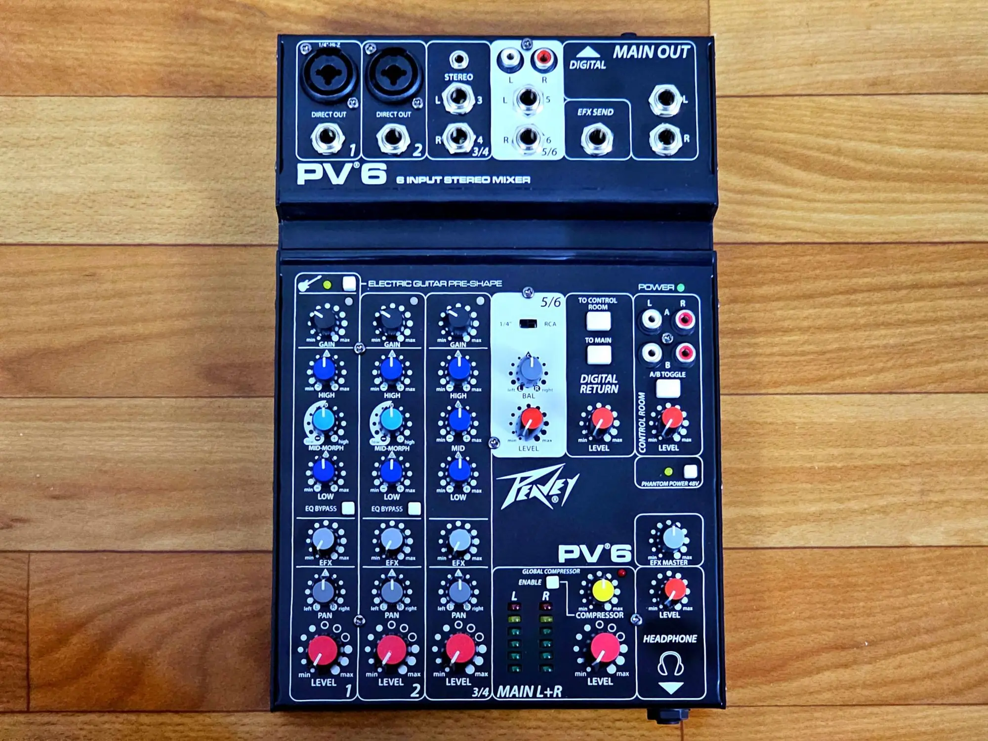 Пассивный микшерный пульт PEAVEY PV 6 (1 / 2)