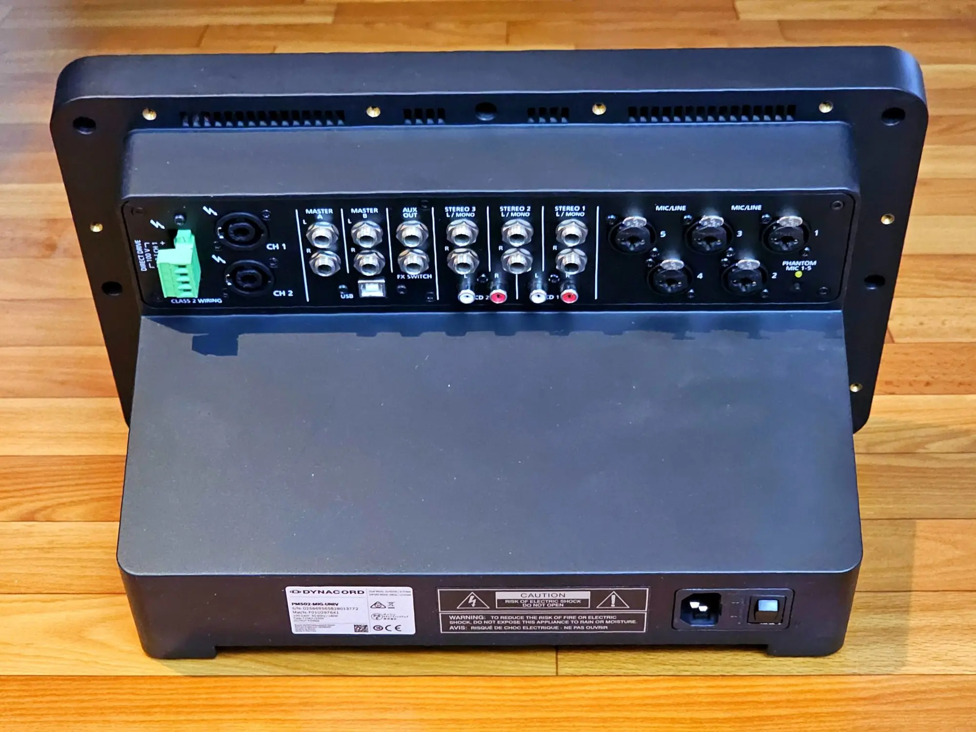 Активный микшерный пульт DYNACORD PM 502 (2 / 2)