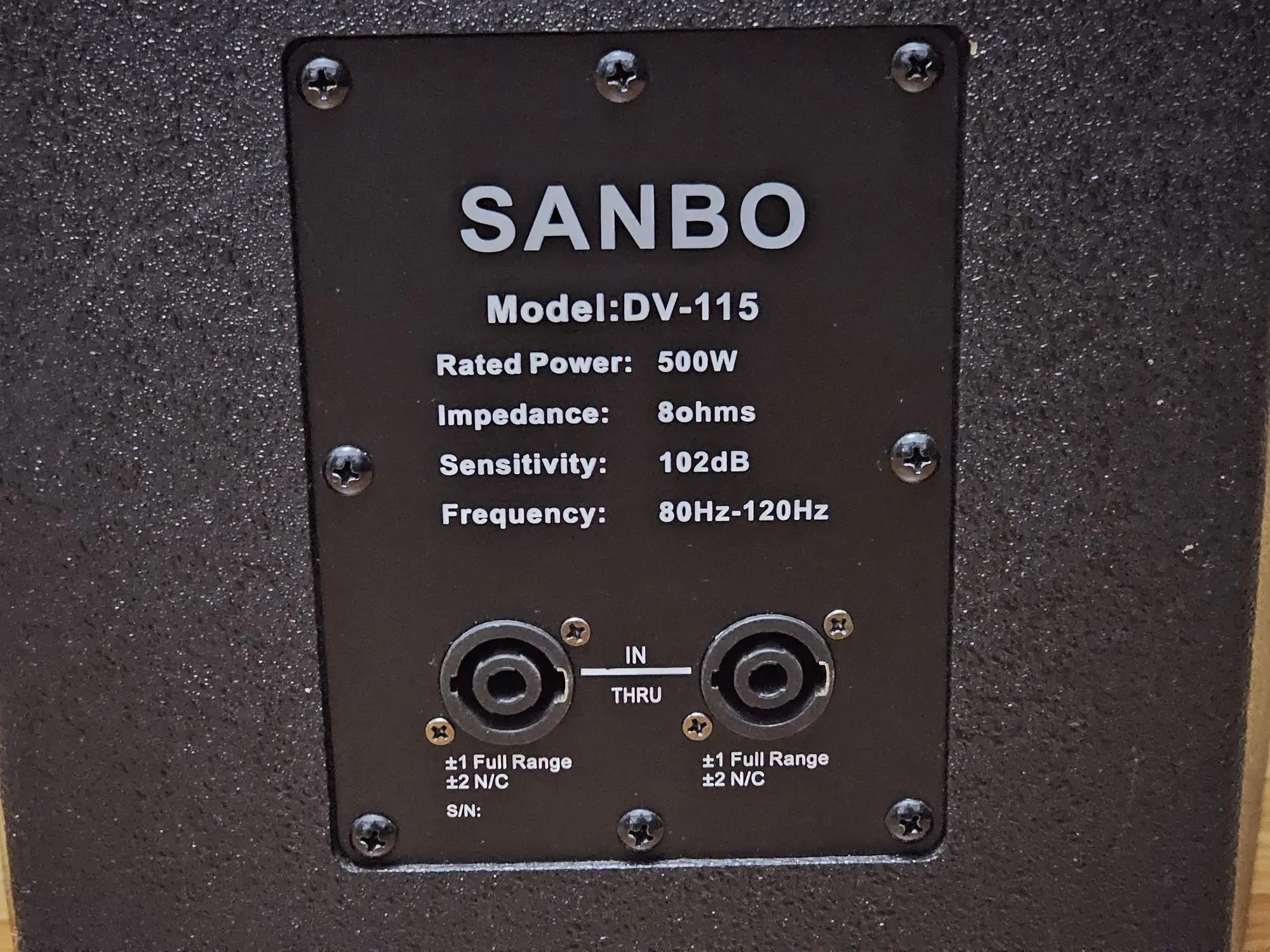 Пассивная колонка SANBO DV-115 (3 / 3)