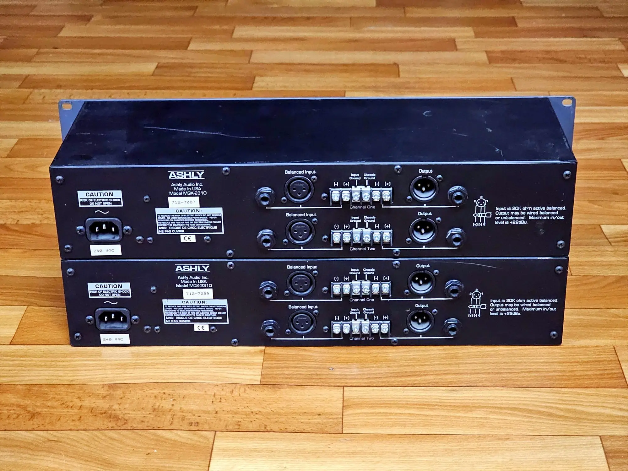 Эквалайзеры ASHLY MQX 2310 (Made in USA) (2 / 2)