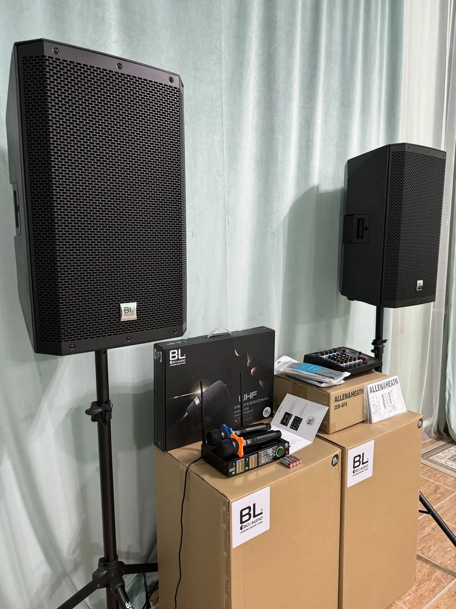 Музыкальная Аппаратура Активный комплект BL PRO Audio, Allen Heath (5 / 7)