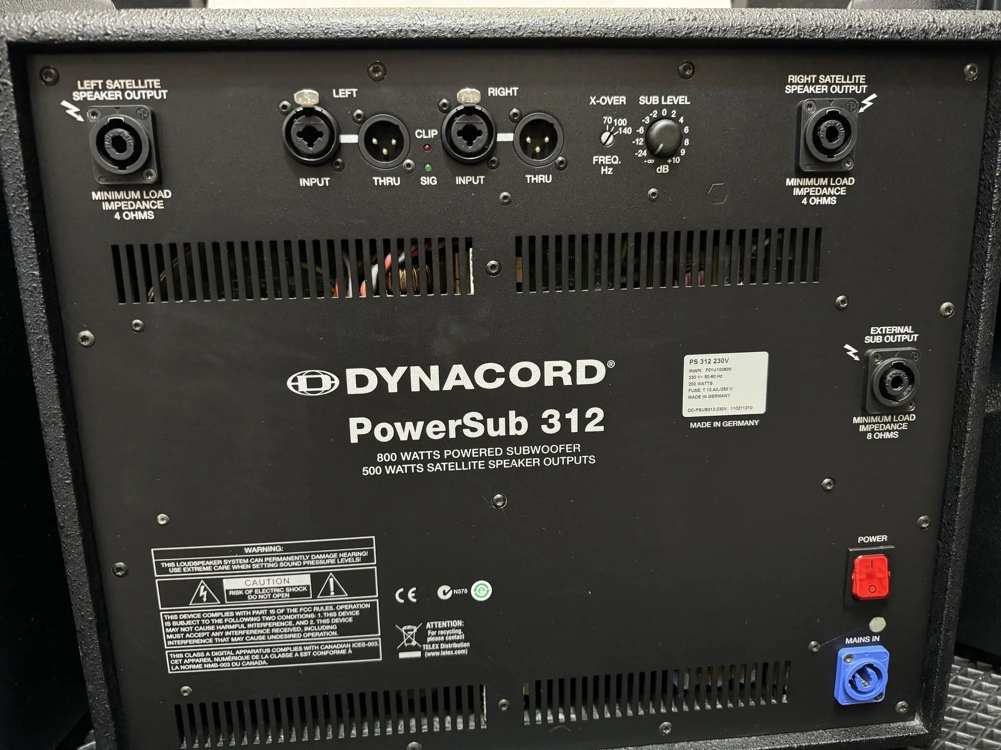 Музыкальная Аппаратура, Колонки, Активная Акустика Dynacord Power Sub (6 / 6)