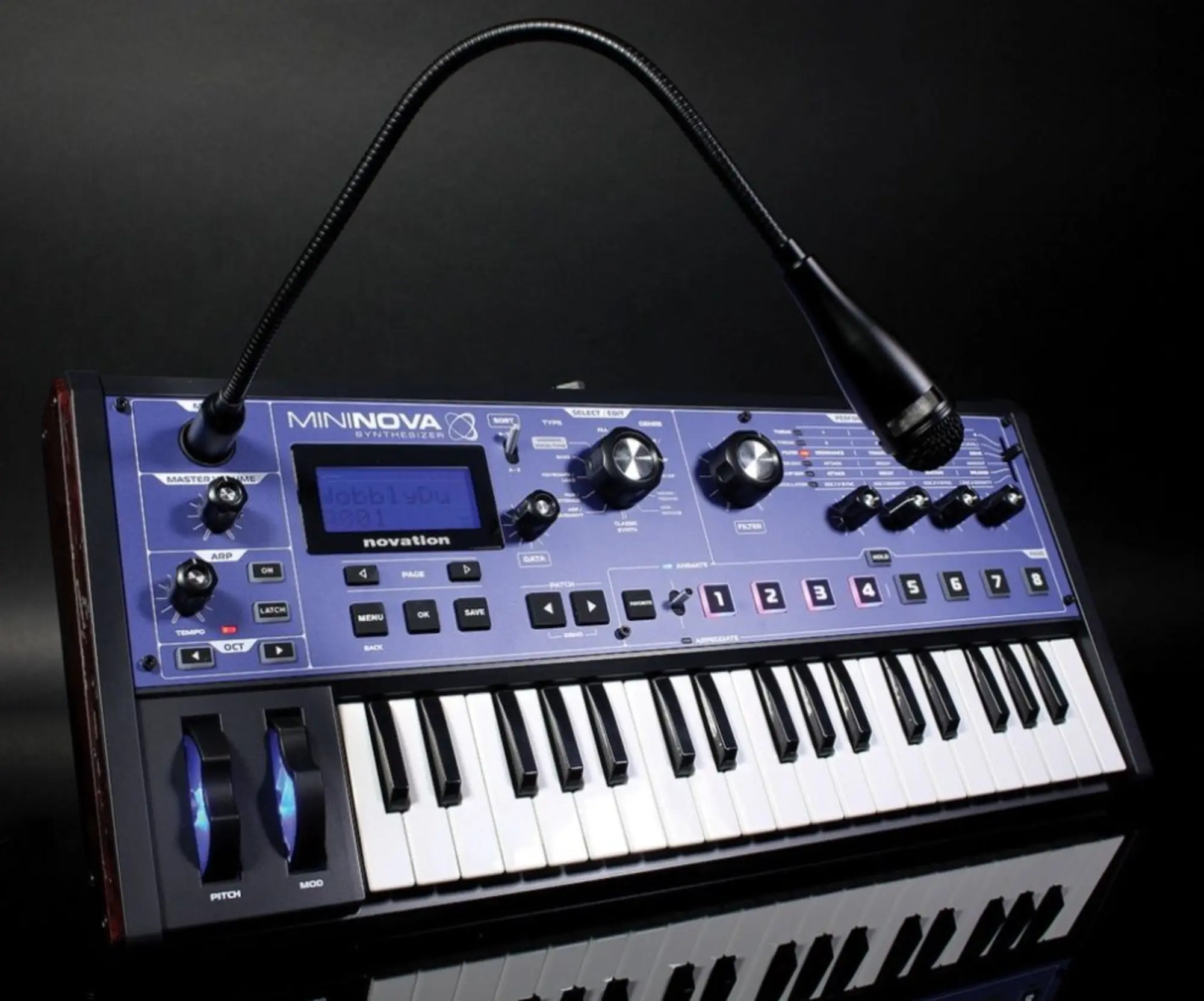 Миди Клавиатура midi MiniNova Novation Для Студии звука записи Новый (1 / 1)