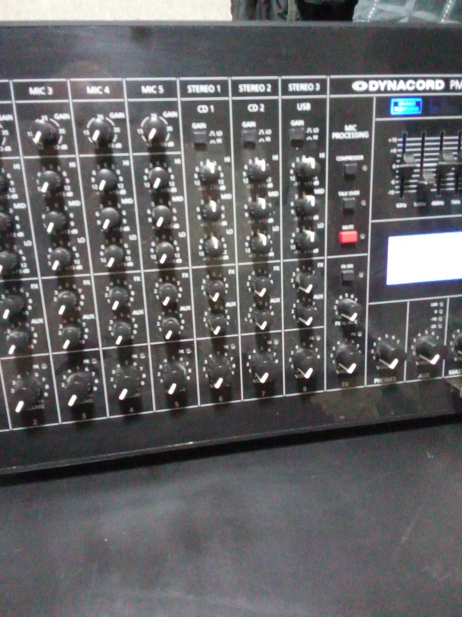 активный микшерский. пульт -DYNACORD PM 502.powered mixer (2 / 6)