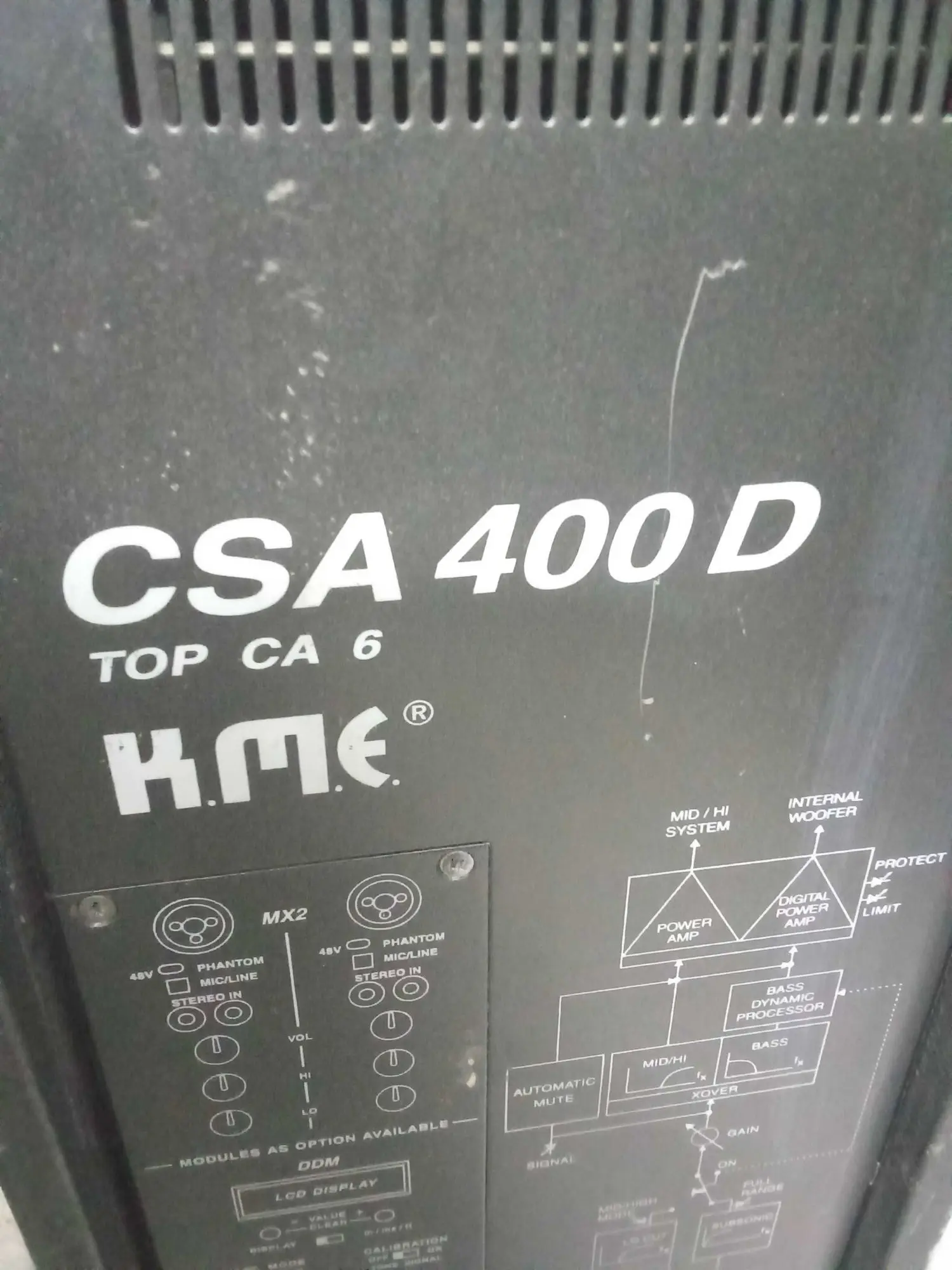 одну колонку CSA 400 D. K.M.E. (1 / 1)