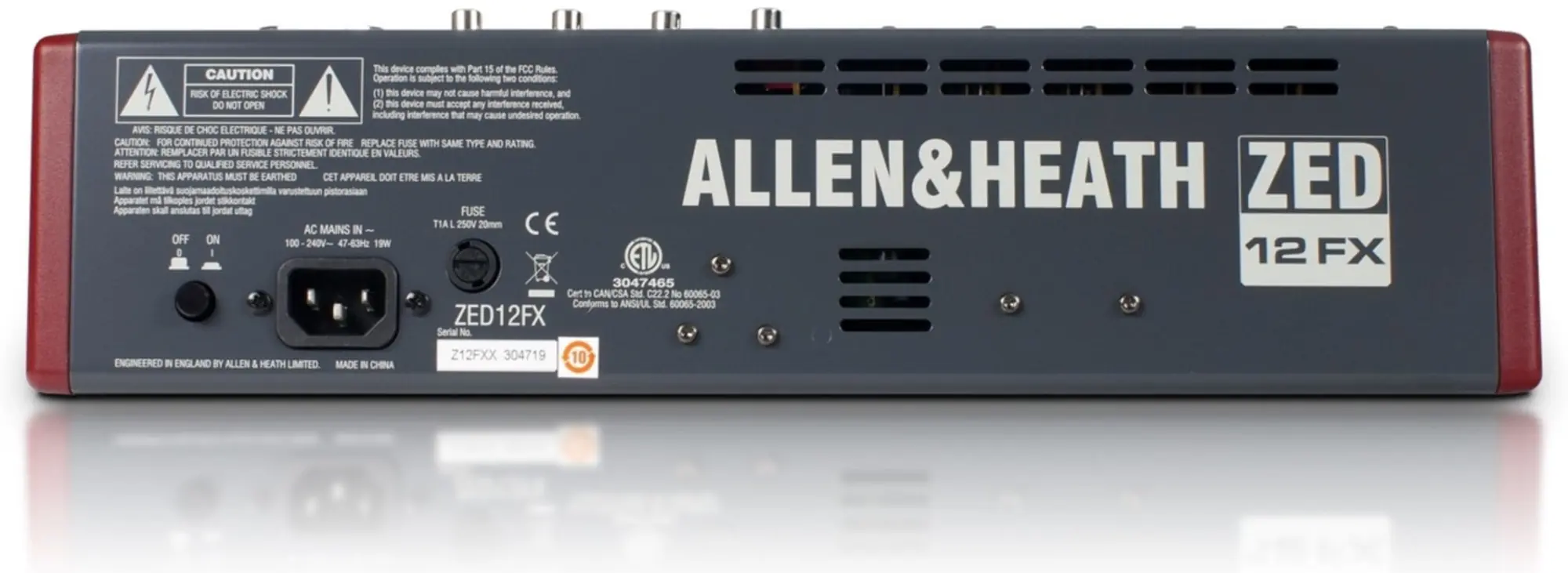 Allen & Heath ZED12 Аналоговый микшерный пульт (3 / 3)