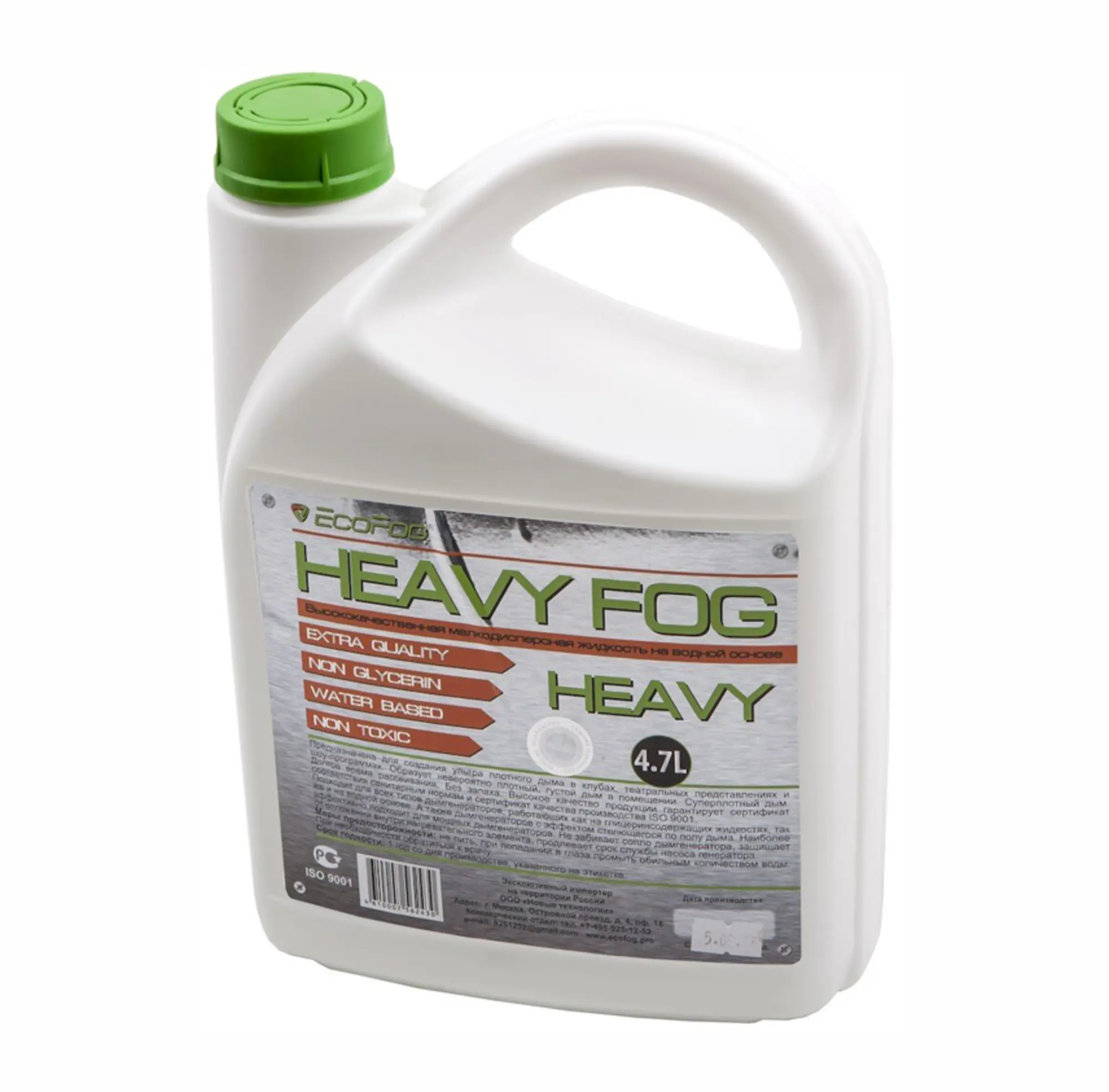Жидкость для генераторов тяжелого дыма EcoFog Heavy fog 4.7 л (1 / 1)
