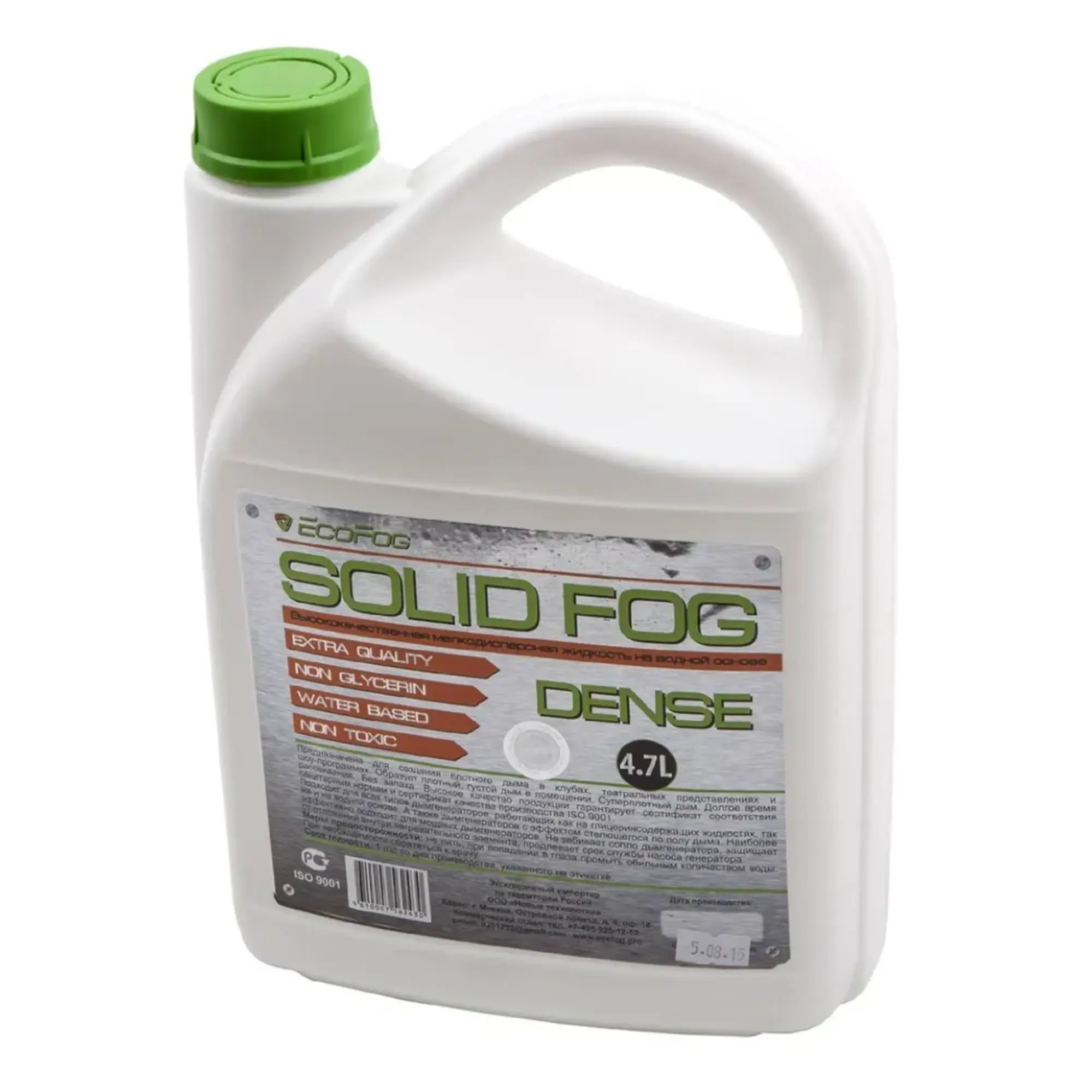 Жидкость для дым машин Dense , плотный долгий дым, EcoFog (1 / 1)