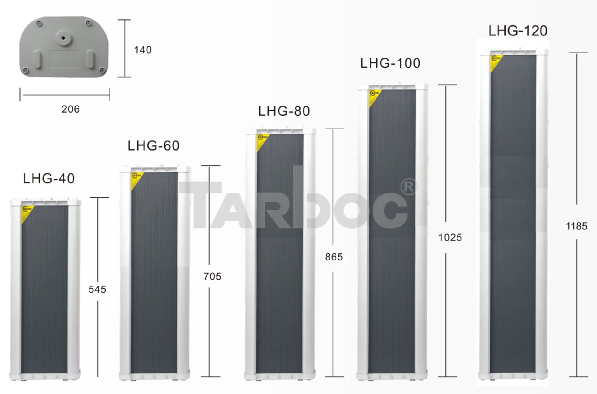 Всепогодная трансляционная колонка настенная Tarboc LHG-100 (3 / 3)