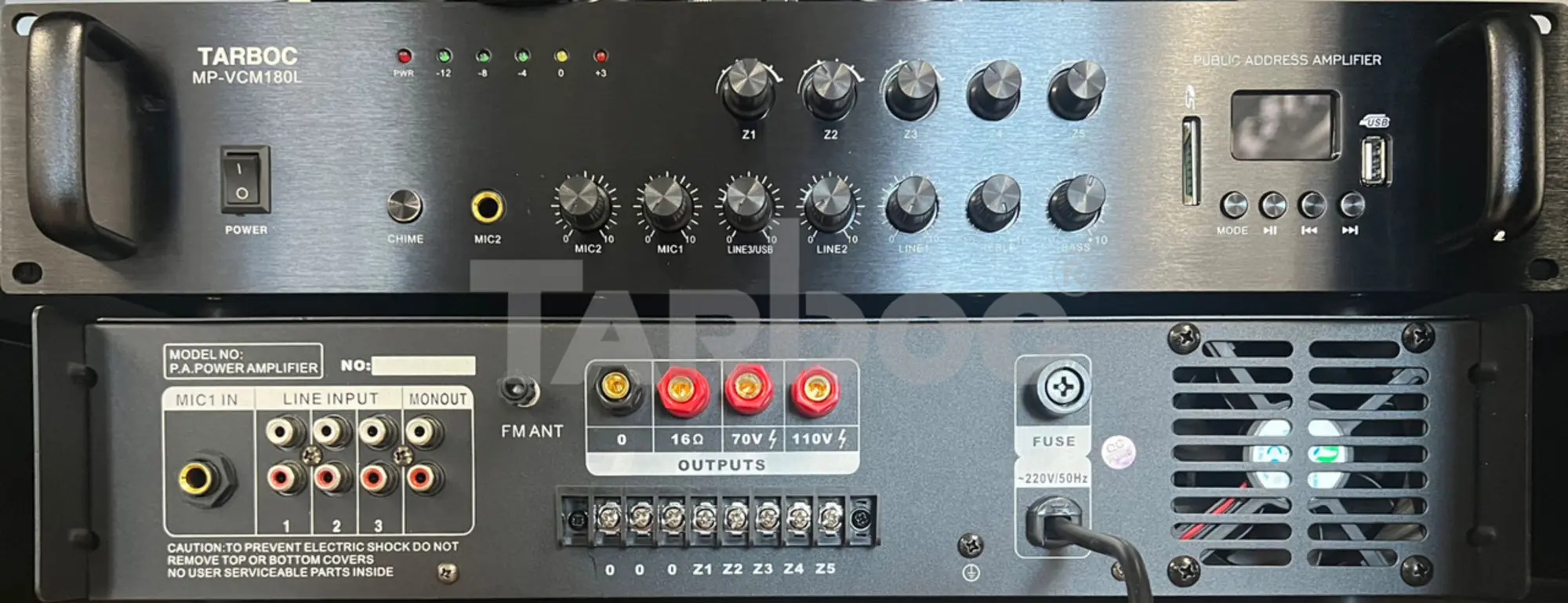 Трансляционный усилитель мощности Tarboc VCM-250L (2 / 2)