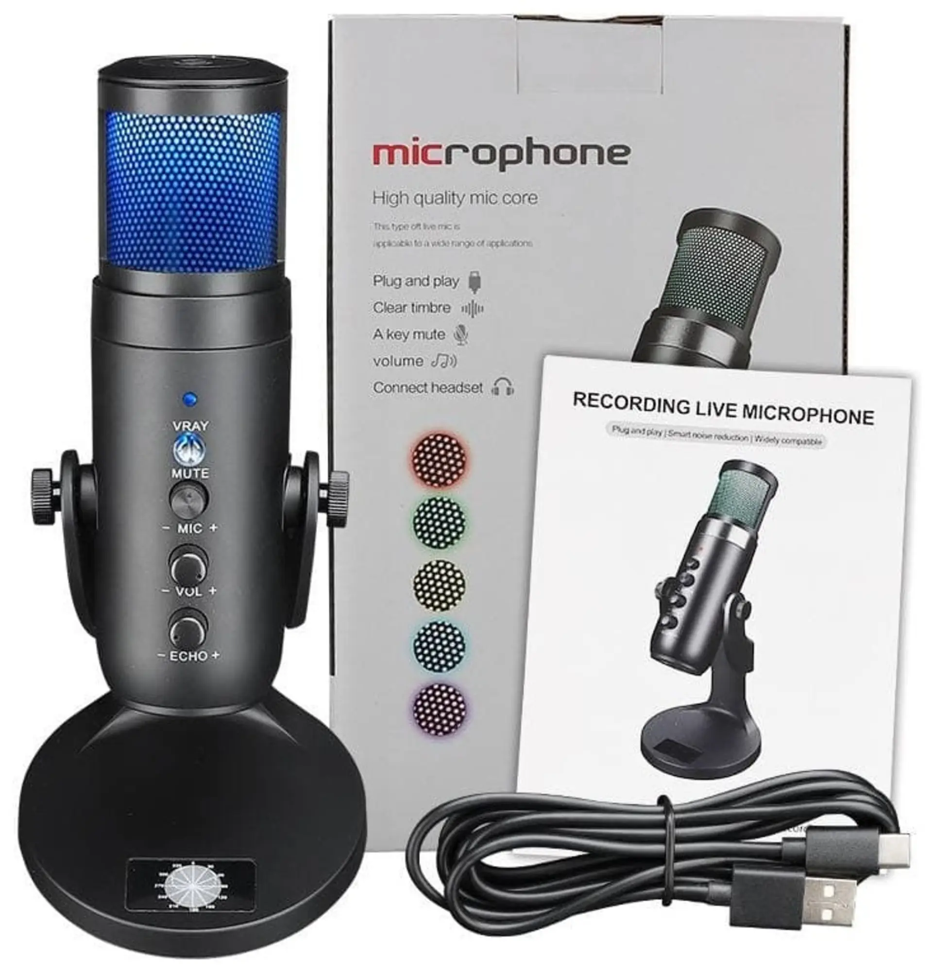 Проводной микрофон студийный ELIMA MIC-360 BK (2 / 3)