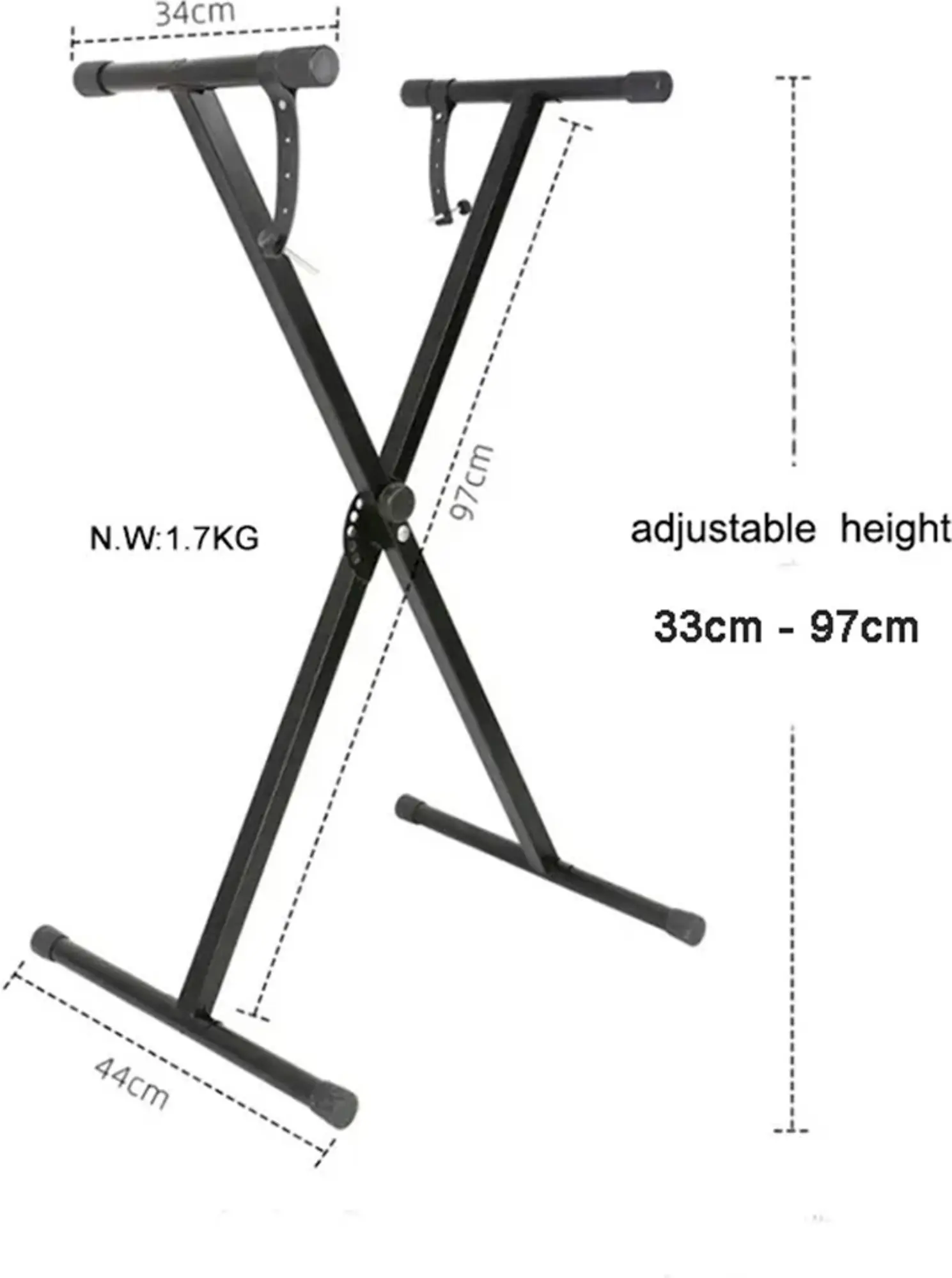 M&S Q-1XC Стойка для клавишных инструментов (4 / 4)