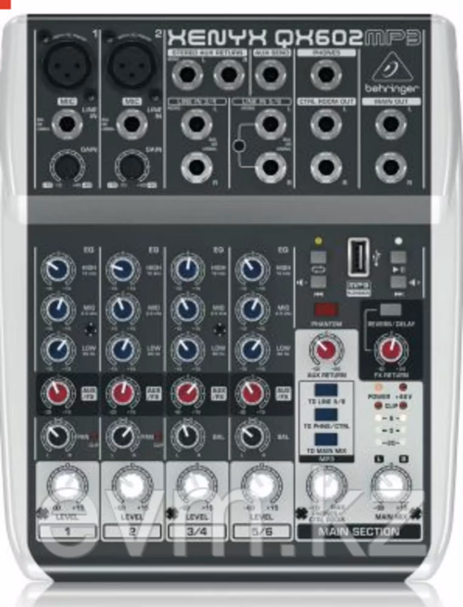 Микшерный пульт Behringer XENYX QX602MP3 (1 / 1)