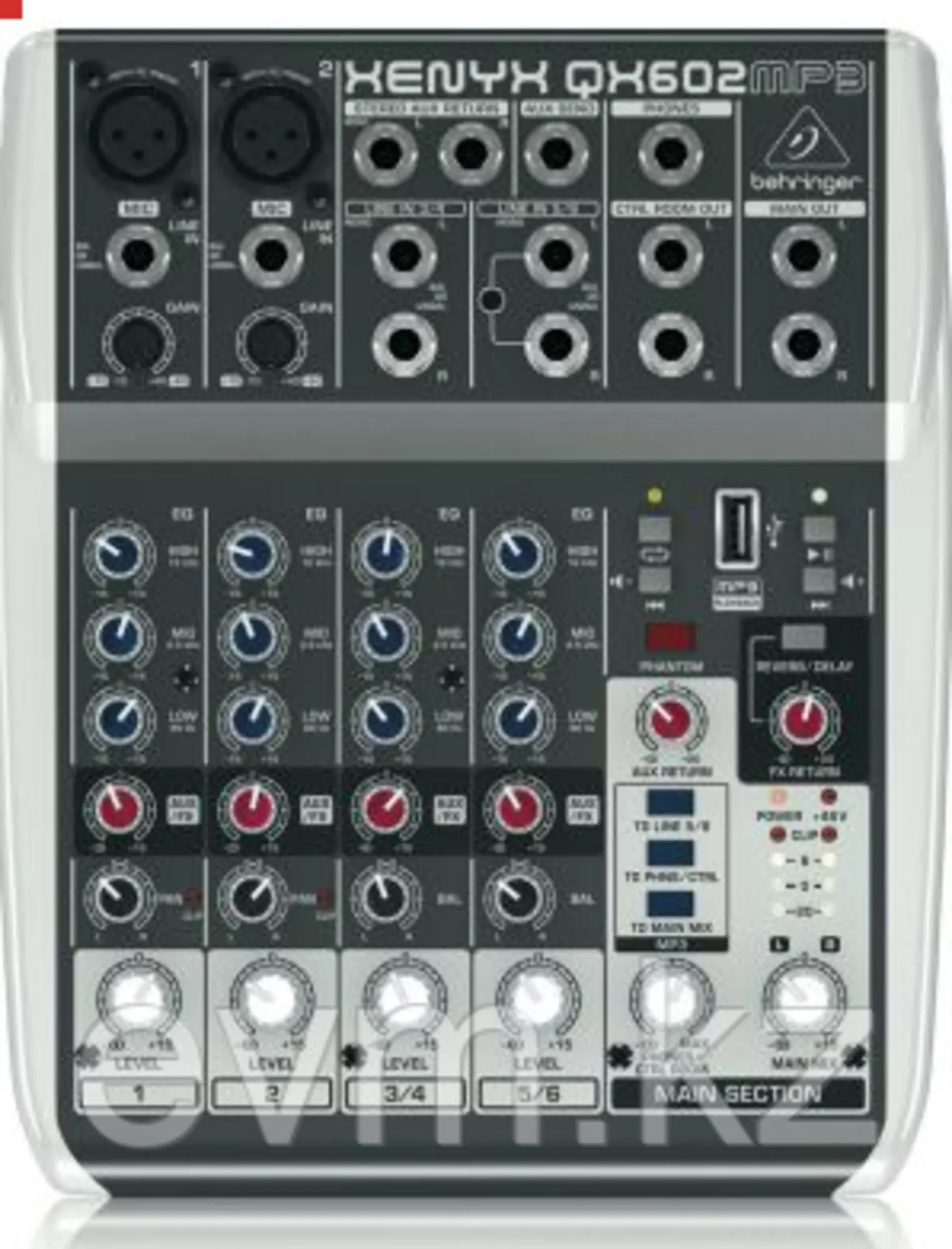 Микшерный пульт Behringer XENYX QX602MP3 (1 / 1)