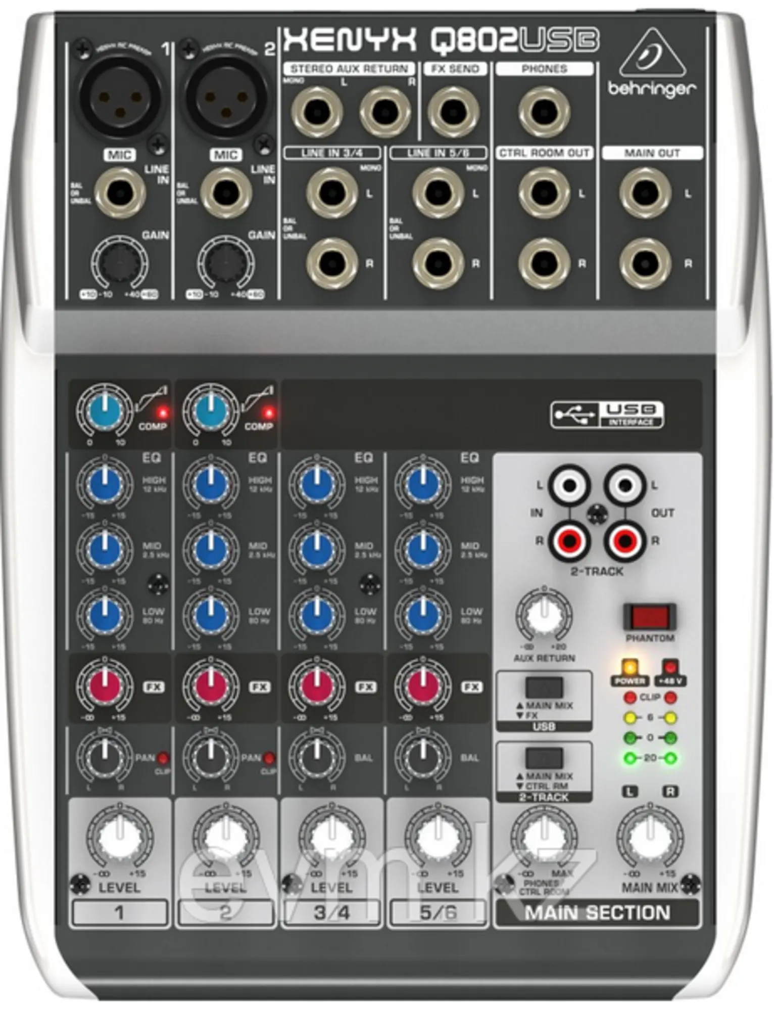 Микшерный пульт Behringer Q802USB-EU (1 / 1)