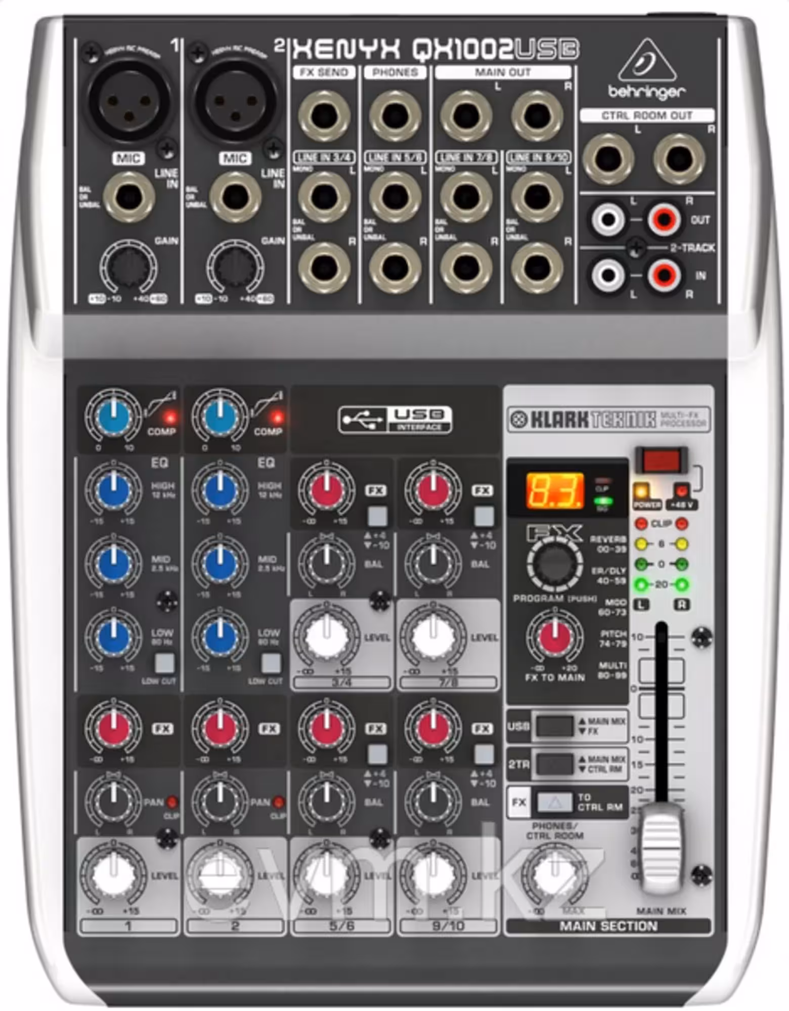Микшерный пульт Behringer XENYX QX1002USB (1 / 1)
