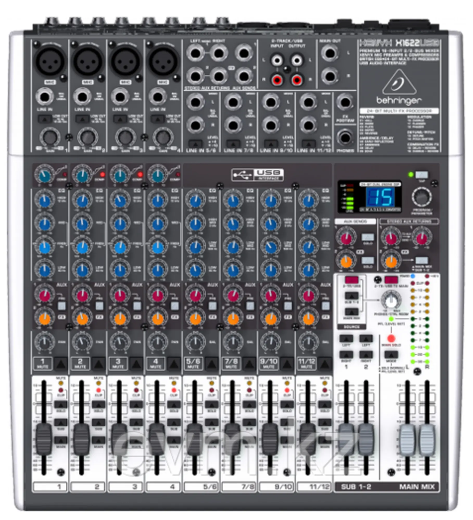 Микшерный пульт Behringer QX1622USB-EU (1 / 1)
