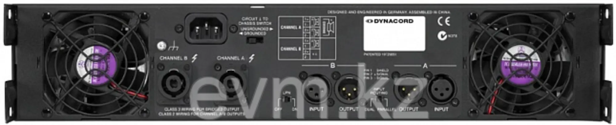 Усилитель мощности DYNACORD SL 2400  2×1200 Вт@4 Ом (2 / 2)