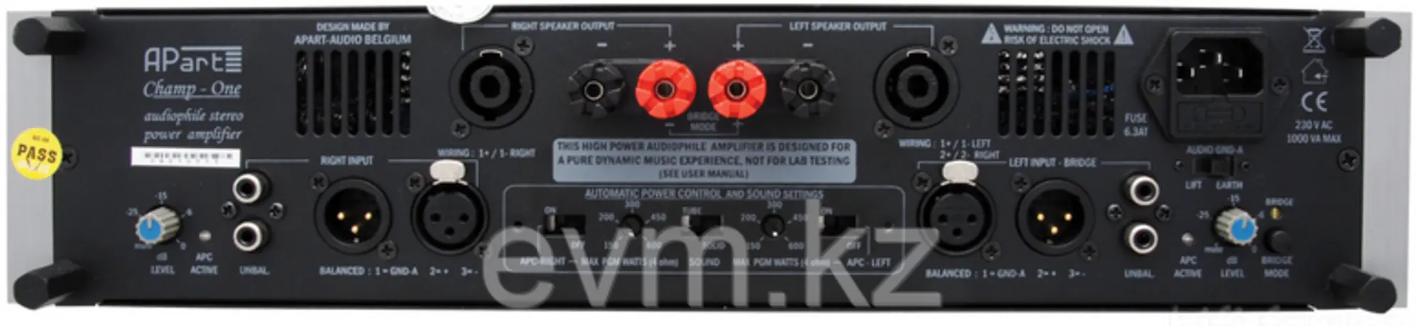 Усилитель APart CHAMP ONE 2х600вт (2 / 2)