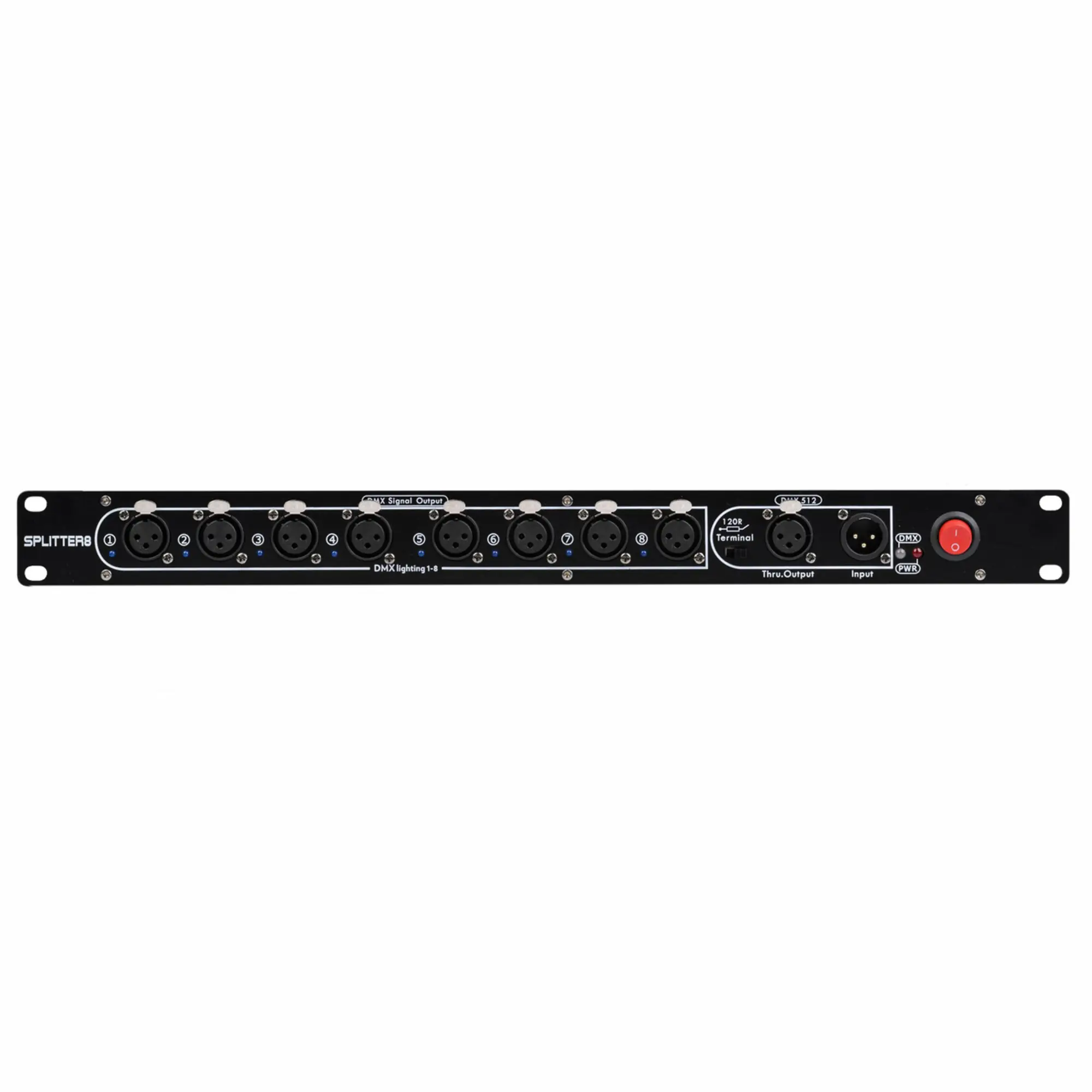 Сплиттер DMX PRSTAGE SPLITTER DD-8U 1U (3 / 3)