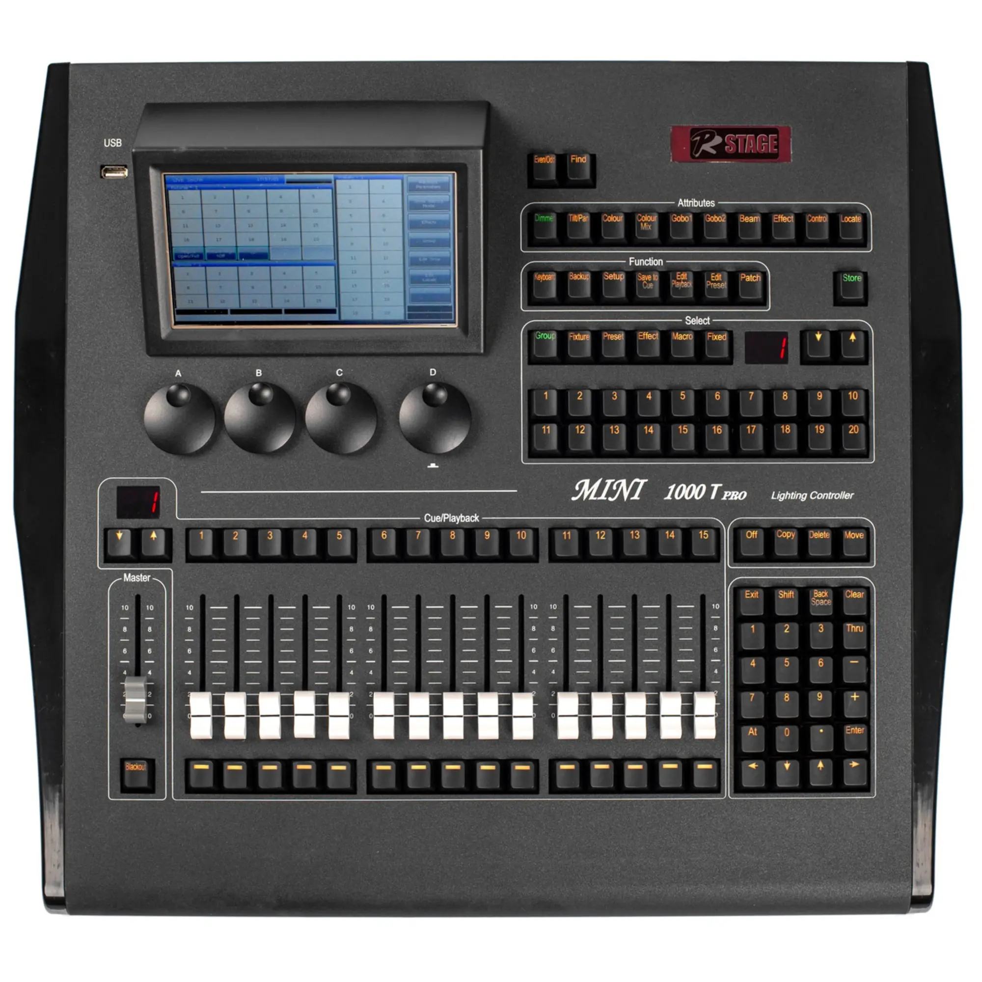Контроллер освещения PRSTAGE DMX Console Mini 1000T (4 / 4)
