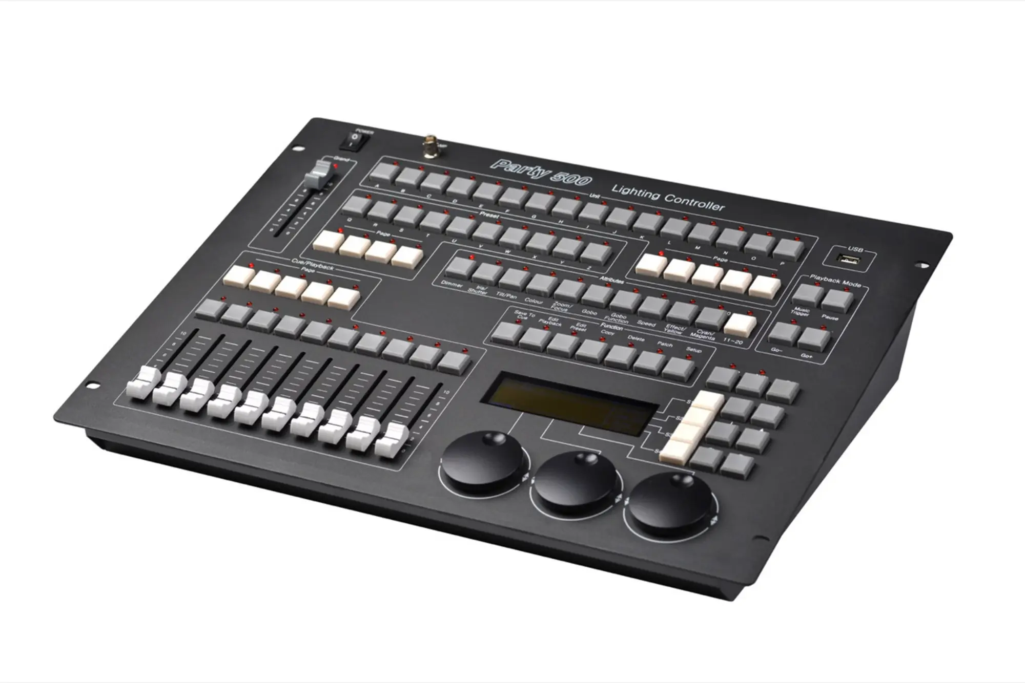 Контроллер освещения PRSTAGE DMX Console Party 500 (1 / 4)