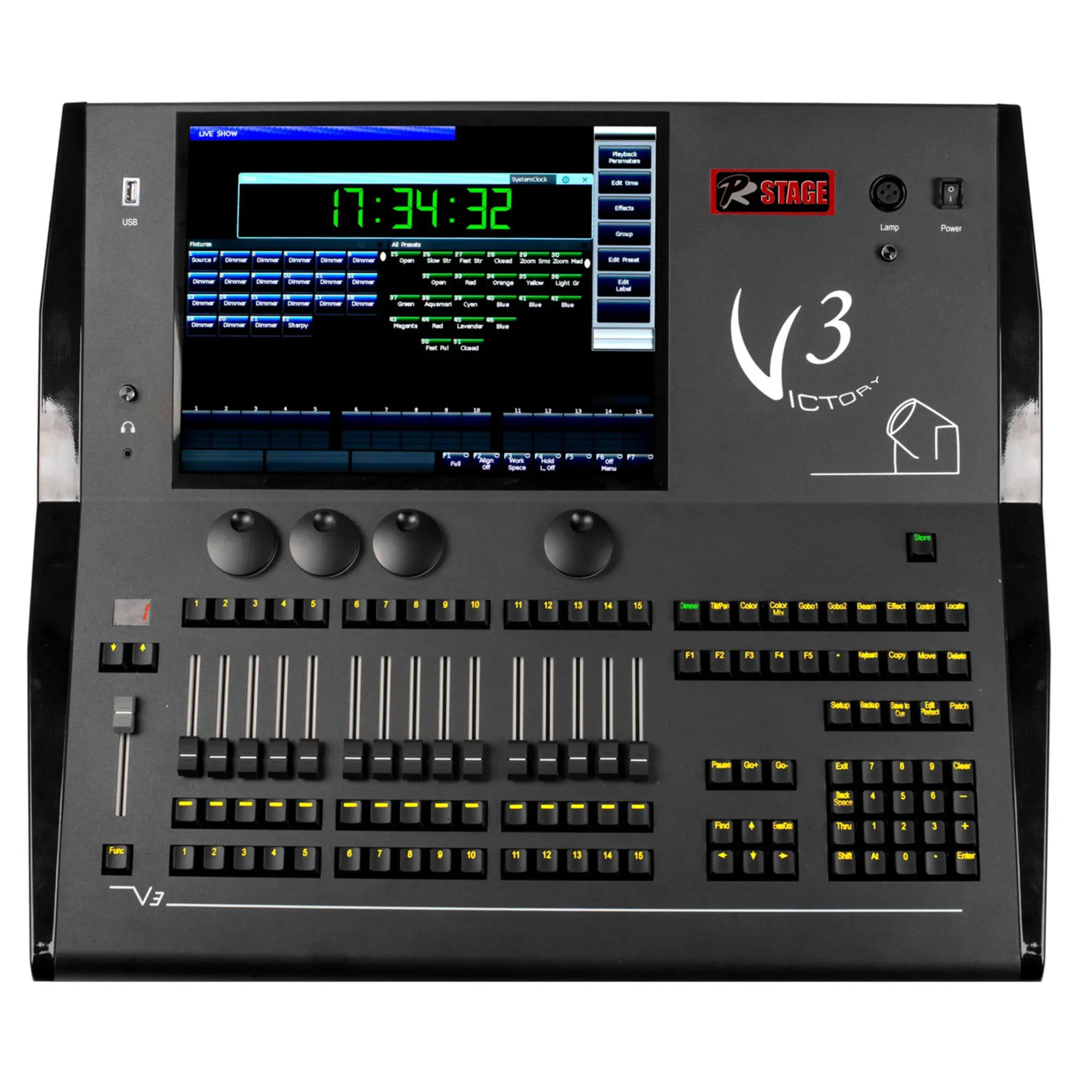 Контроллер освещения PRSTAGE DMX Console Victory 3 (4 / 4)