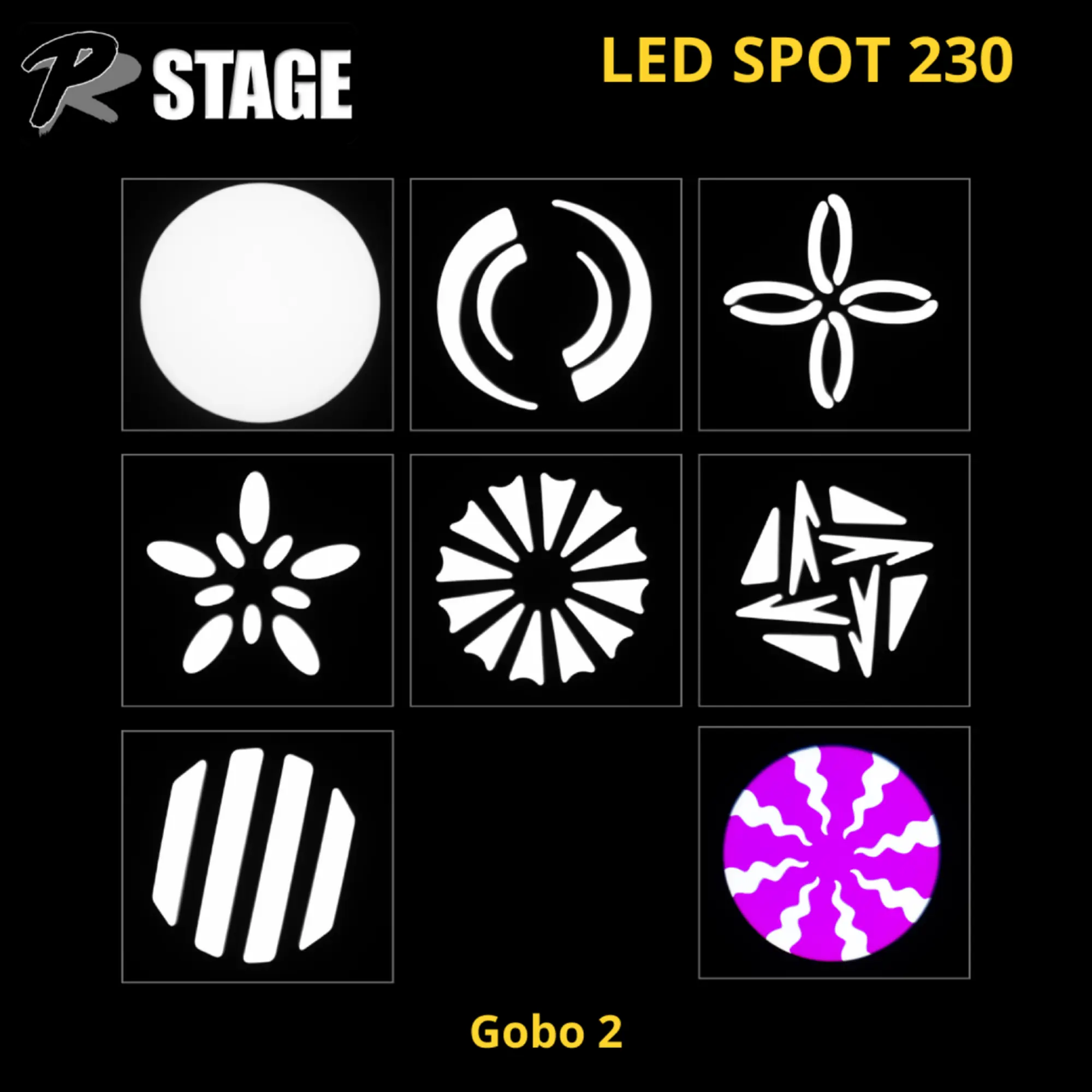 Поворотная голова MOVING HEAD PRSTAGE LED SPOT 230 (6 / 7)