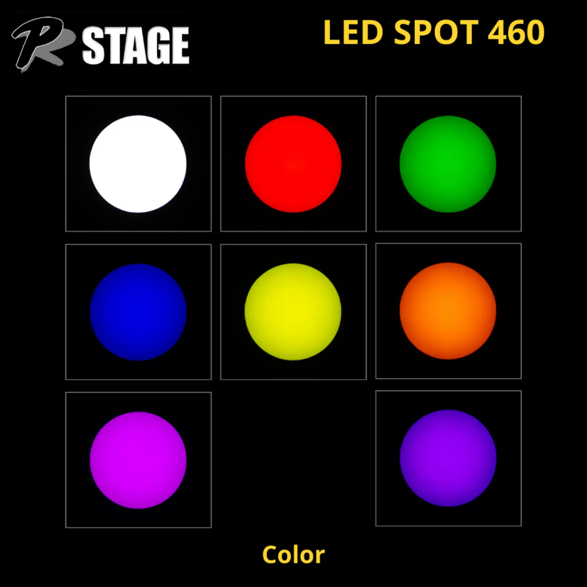 Поворотная голова MOVING HEAD LED SPOT PRSTAGE 460 CMY (5 / 7)