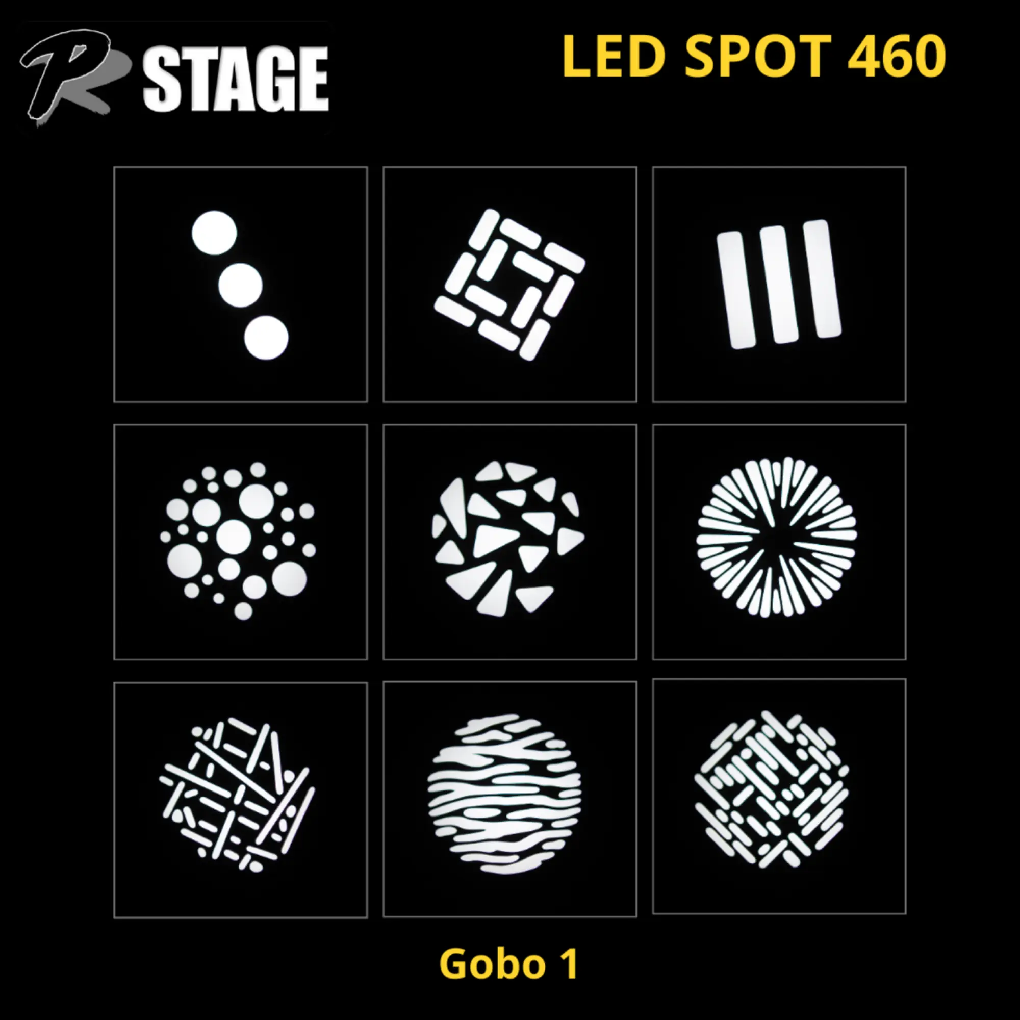 Поворотная голова MOVING HEAD LED SPOT PRSTAGE 460 CMY (7 / 7)