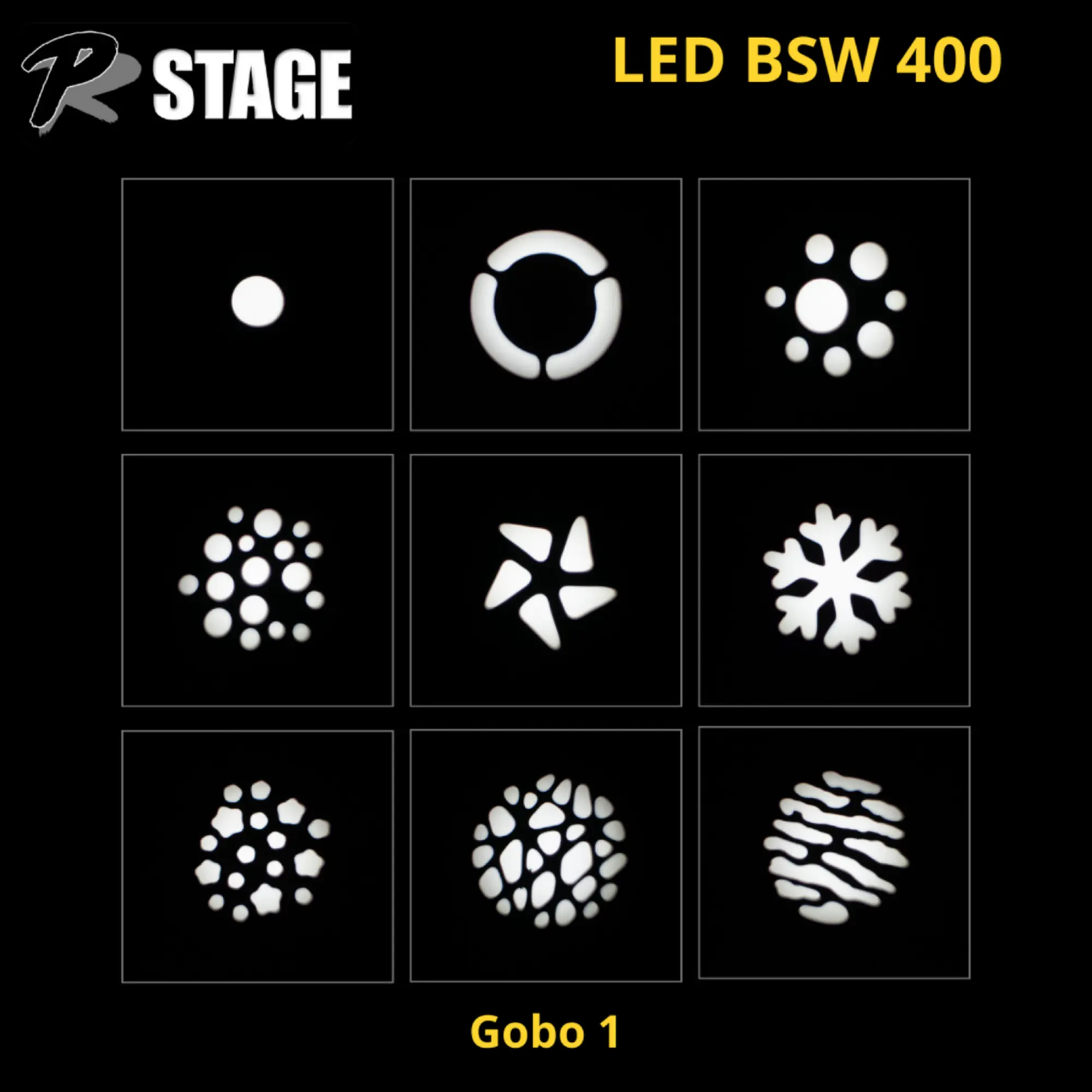 Поворотная голова MOVING HEAD BEAM SPOT WASH PRSTAGE BSW LED400BSW-CMY (6 / 6)