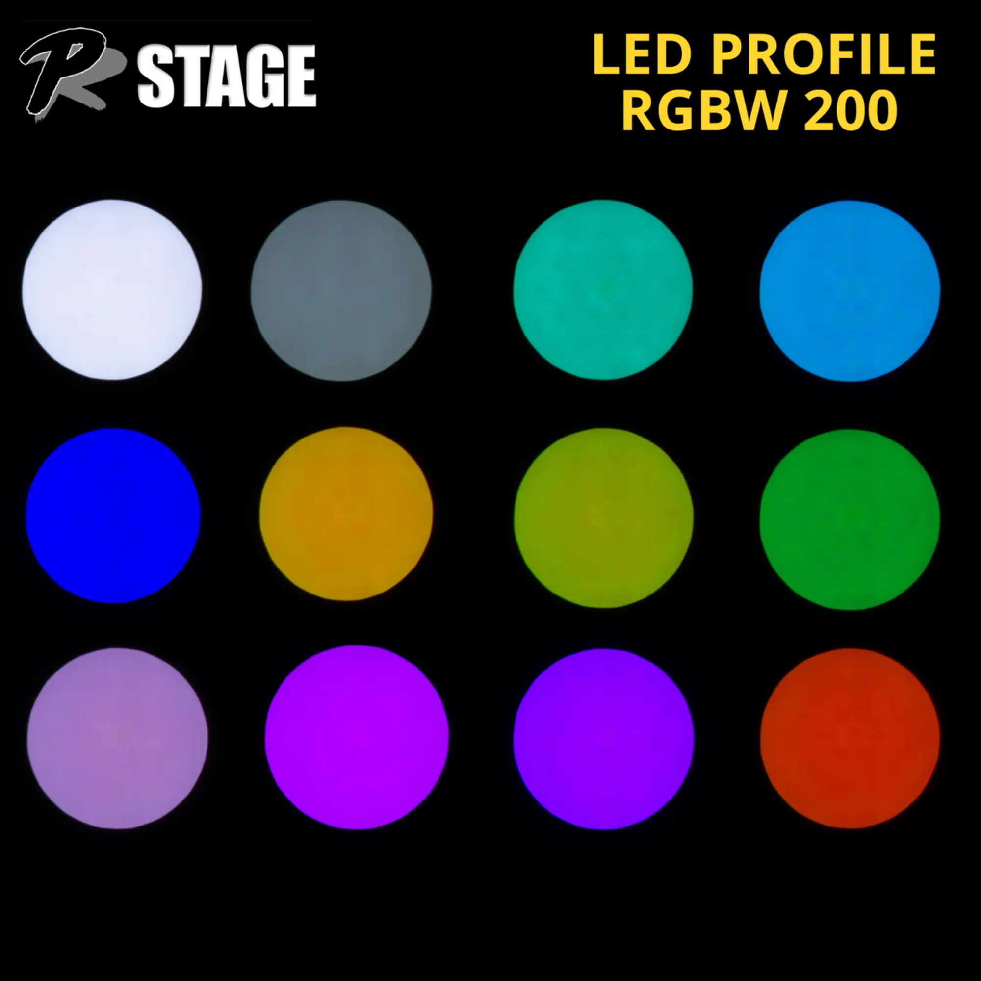 Профилирующий светодиодный прожектор LED PROFILE PRSTAGE 200 RGBW (5 / 5)