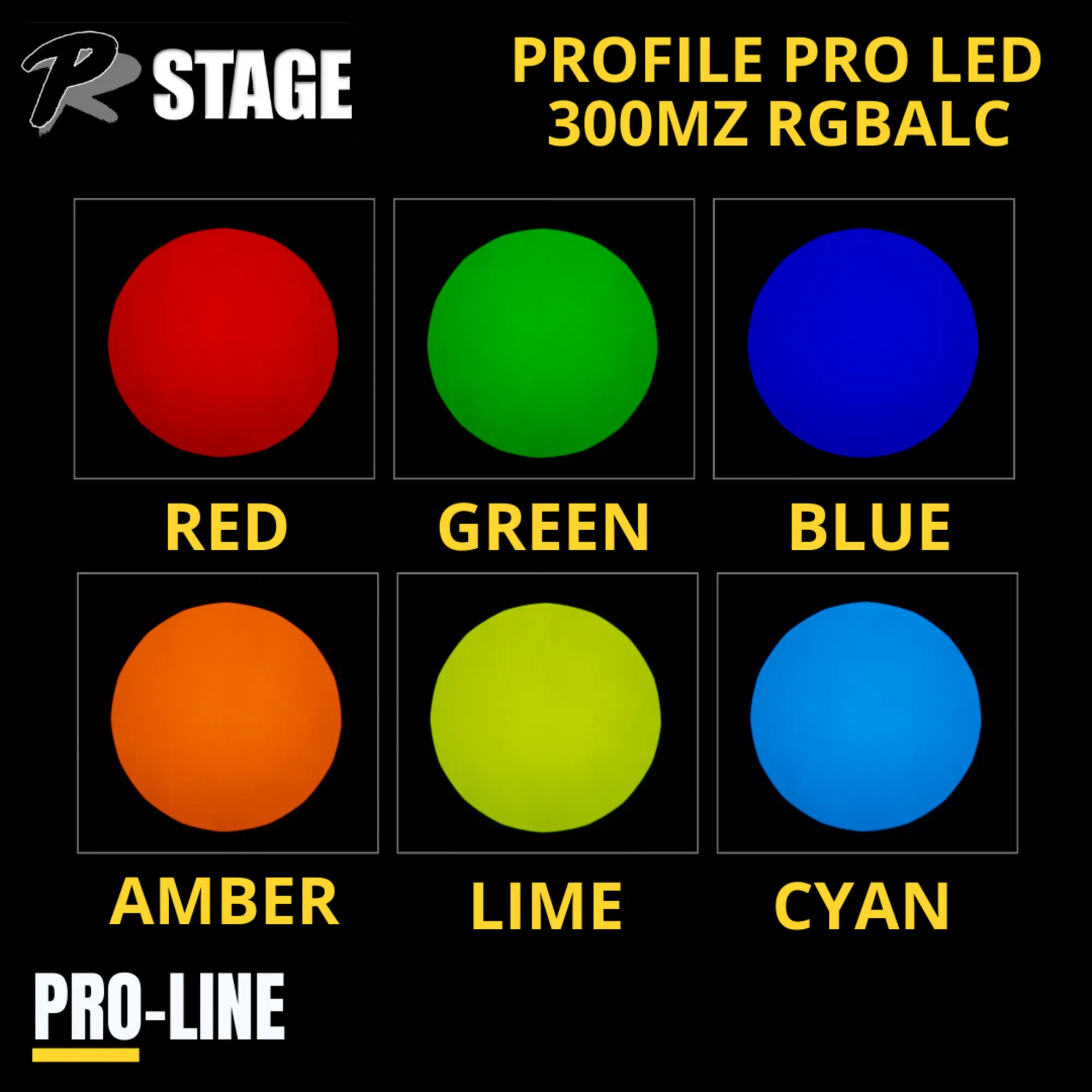 Профилирующий прожектор PRSTAGE LED PROFILE PRO 300MZ RGBCAL (4 / 4)