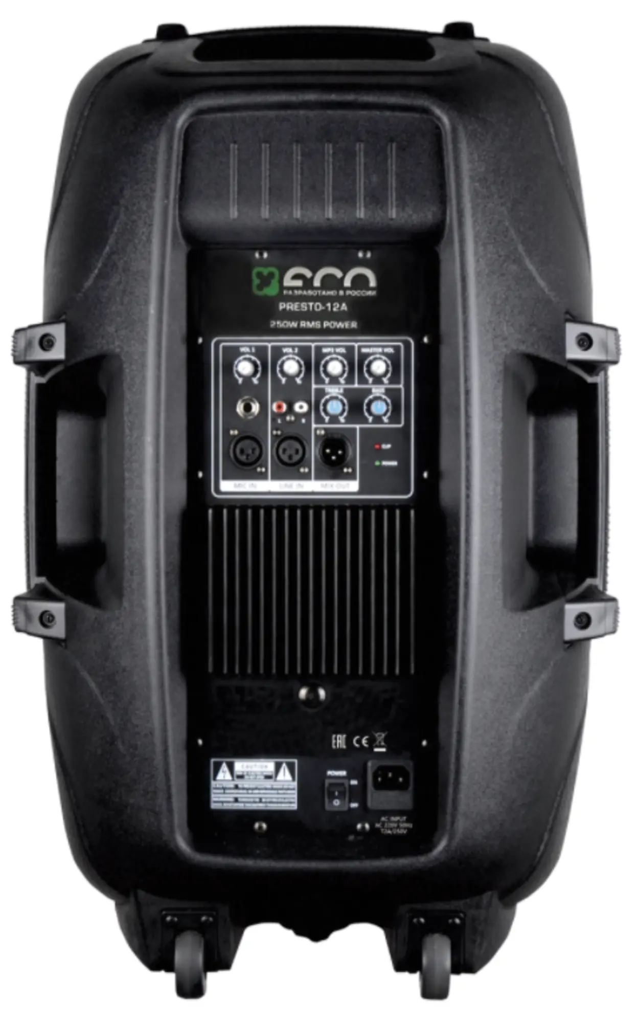 Активная портативная АС PRESTO-12A (T) (2 / 2)