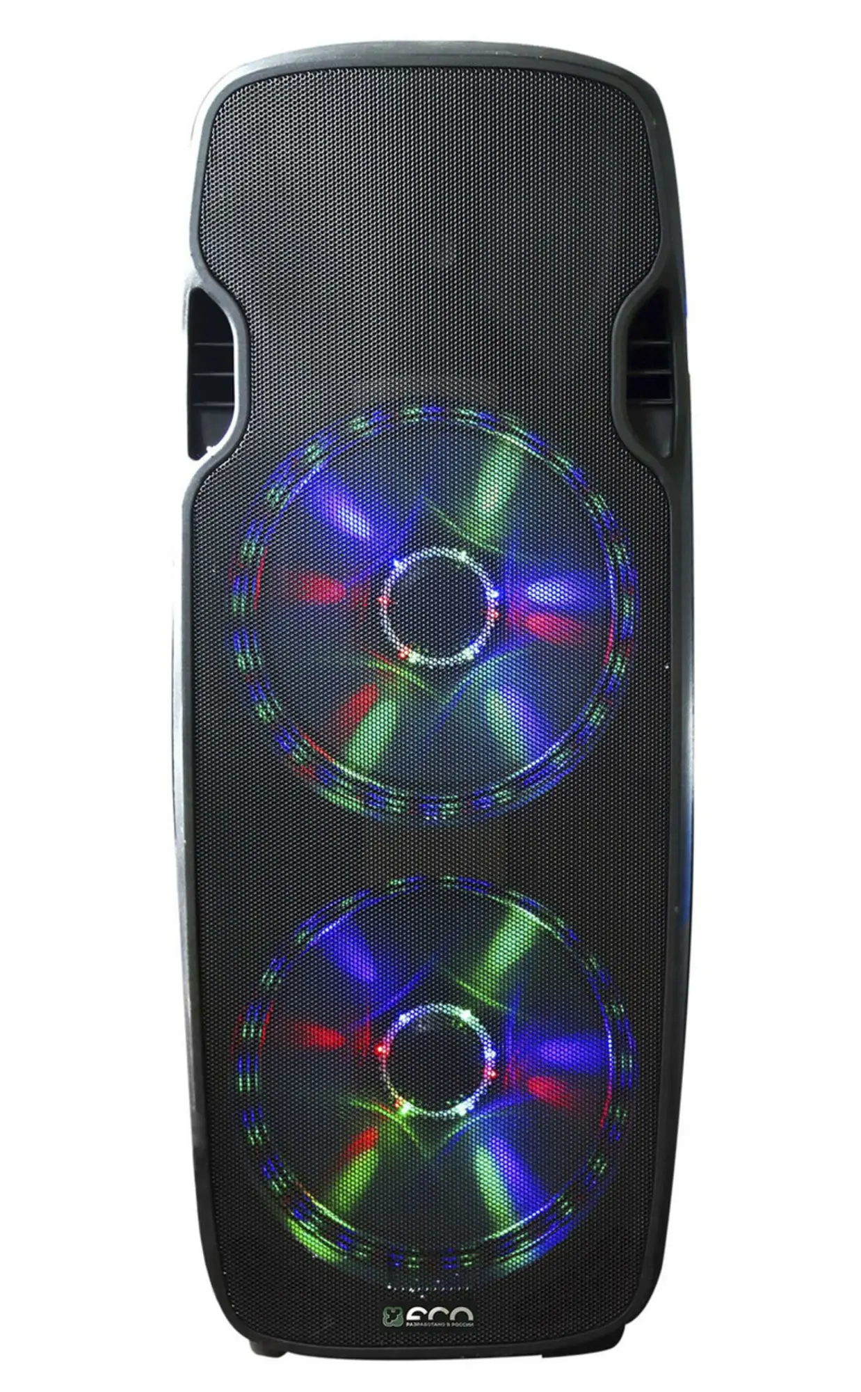 Активная портативная АС с мультиплеером и LED подсв. PRESTO-215A MP3 (T) (1 / 1)