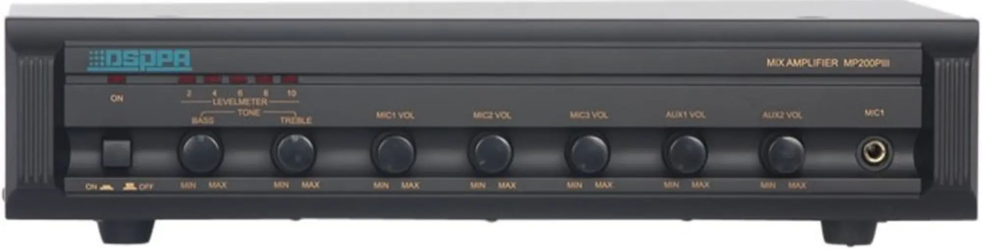DSPPA MP-300P Микшер-усилитель 120 Вт\100В, 3 микр., 2 Aux входа, 1 Aux вых., питание 220В (1 / 2)