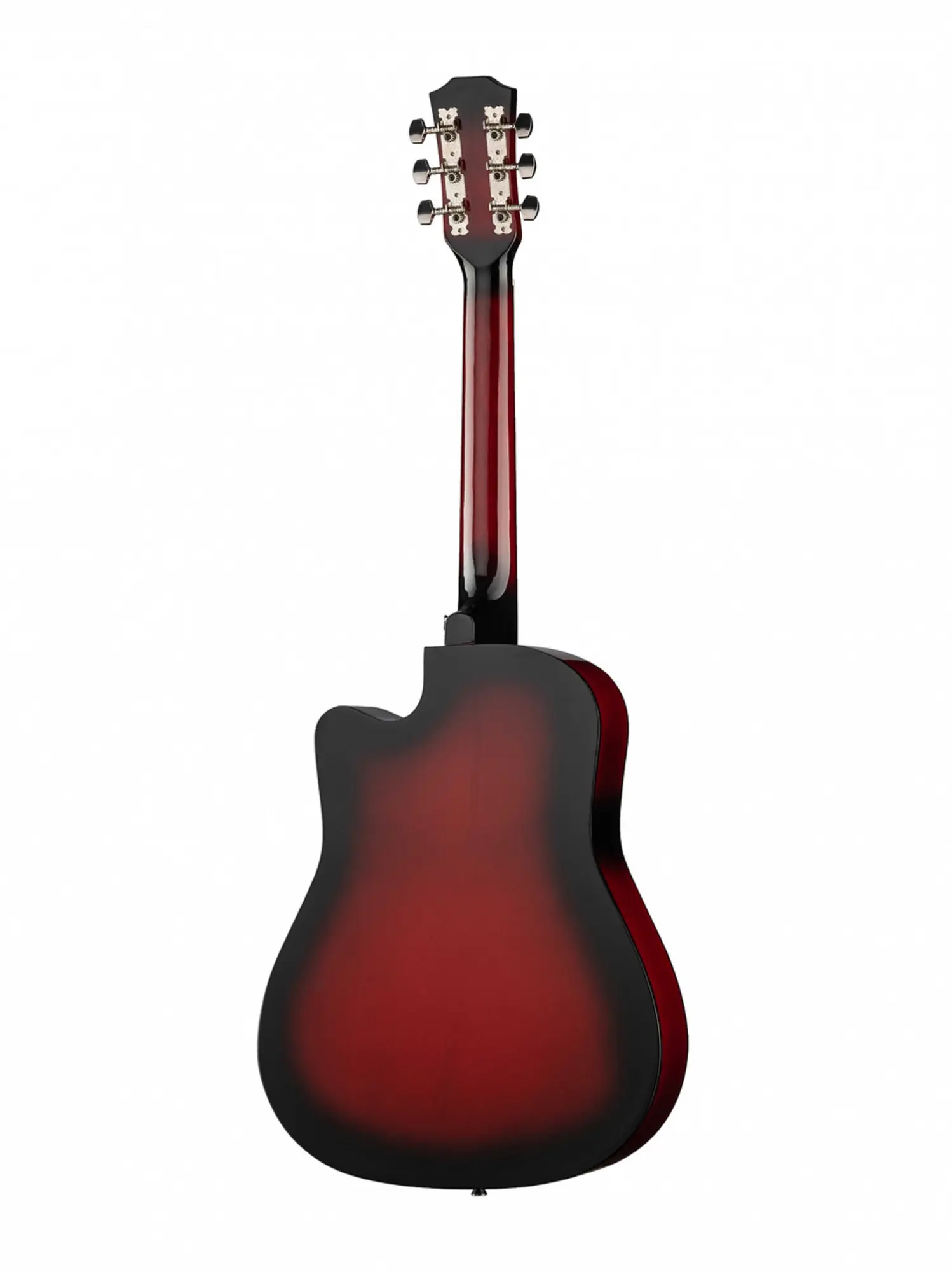 Акустическая гитара, с вырезом, красный санберст, Fante FT-D38-RDS (2 / 2)
