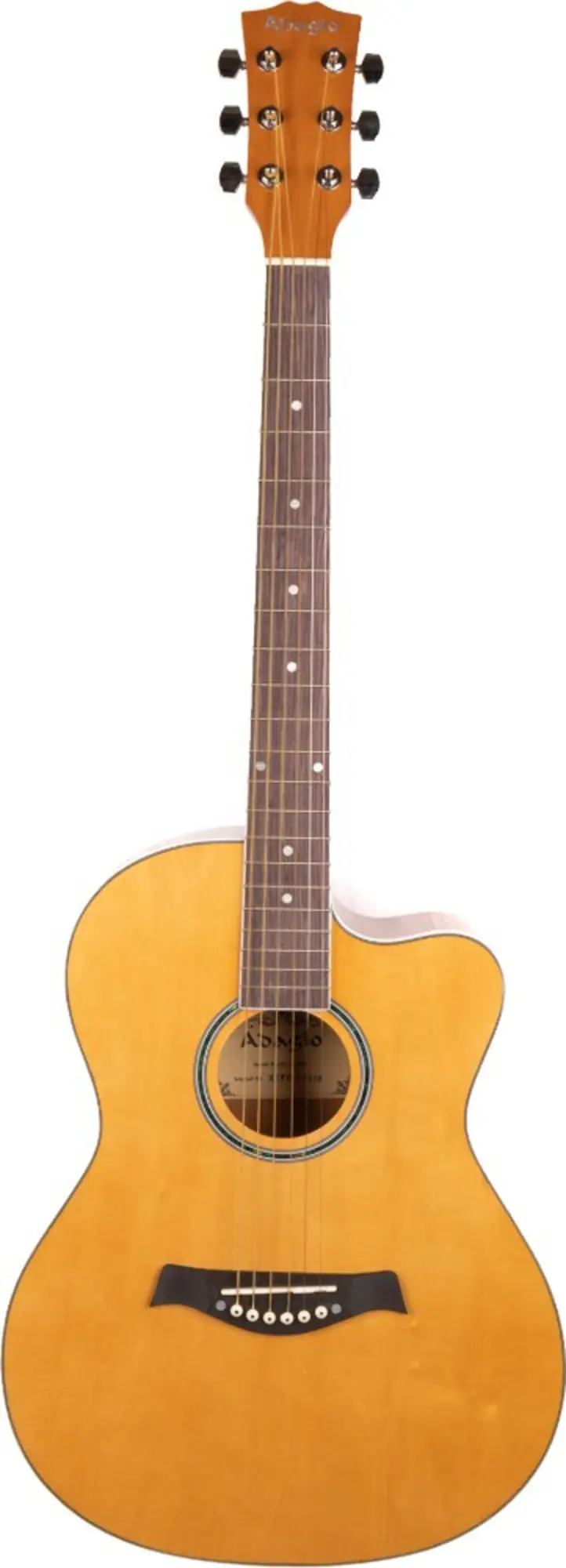 Акустическая гитара, коричневая, Adagio MDF3917BR (1 / 2)