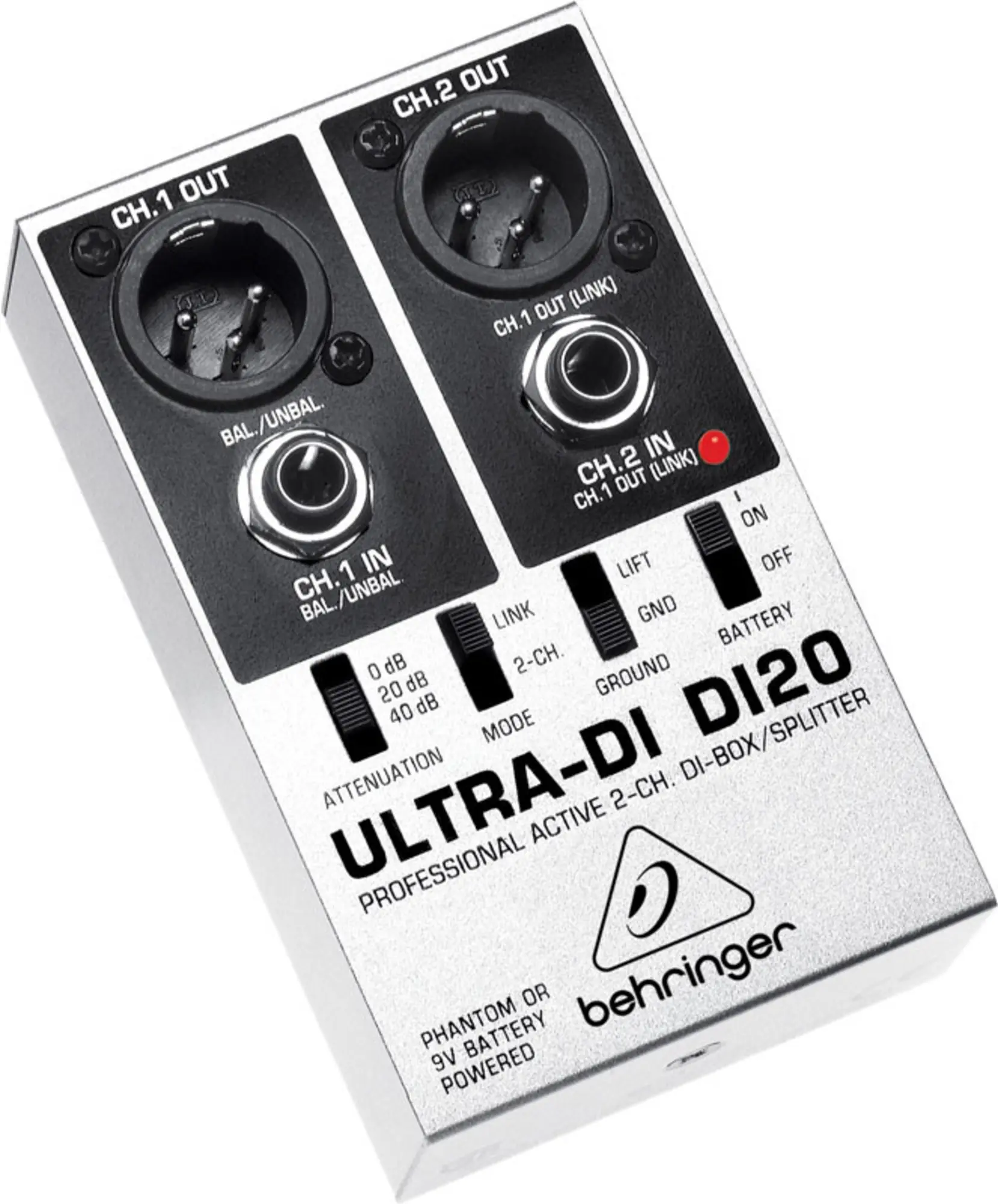 Сплиттер, двухканальный DI-БОКС BEHRINGER DI20 ULTRA-DI (1 / 1)