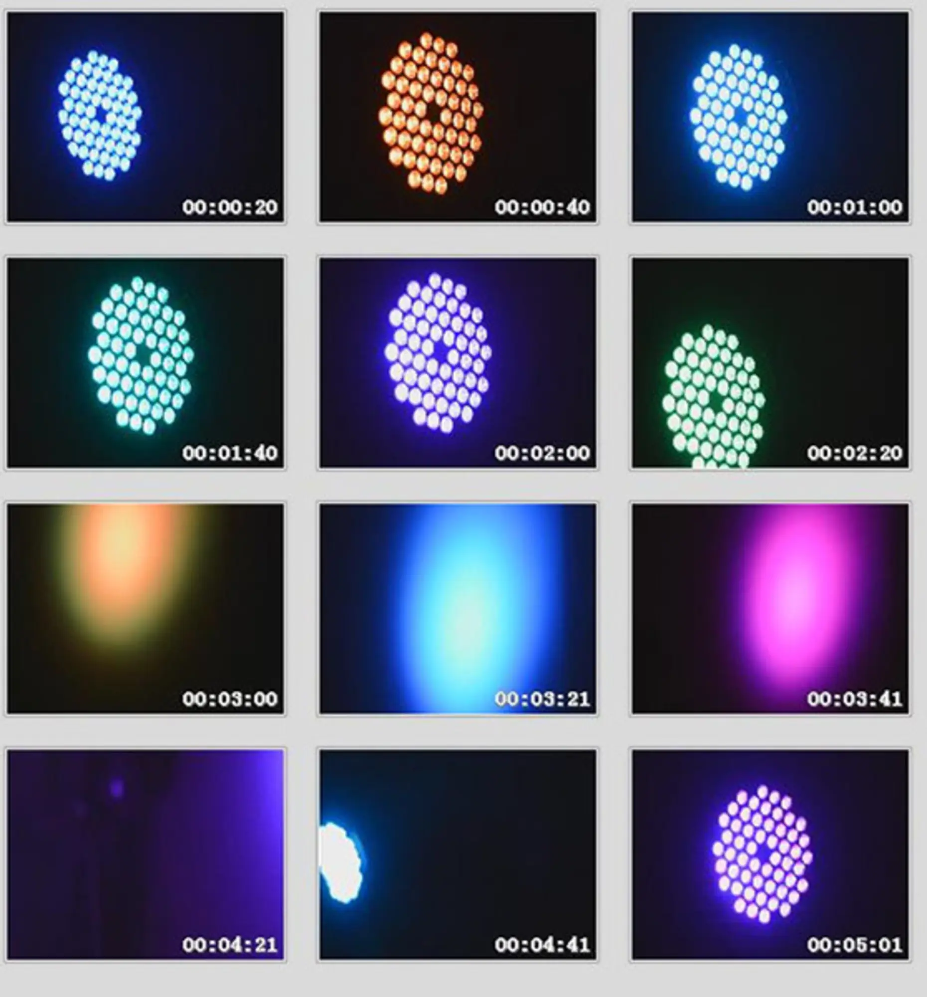 Светодиодный прожектор смены цвета (колорчэнджер), RGB 54х1,5Вт, Big Dipper LPC008 (2 / 2)