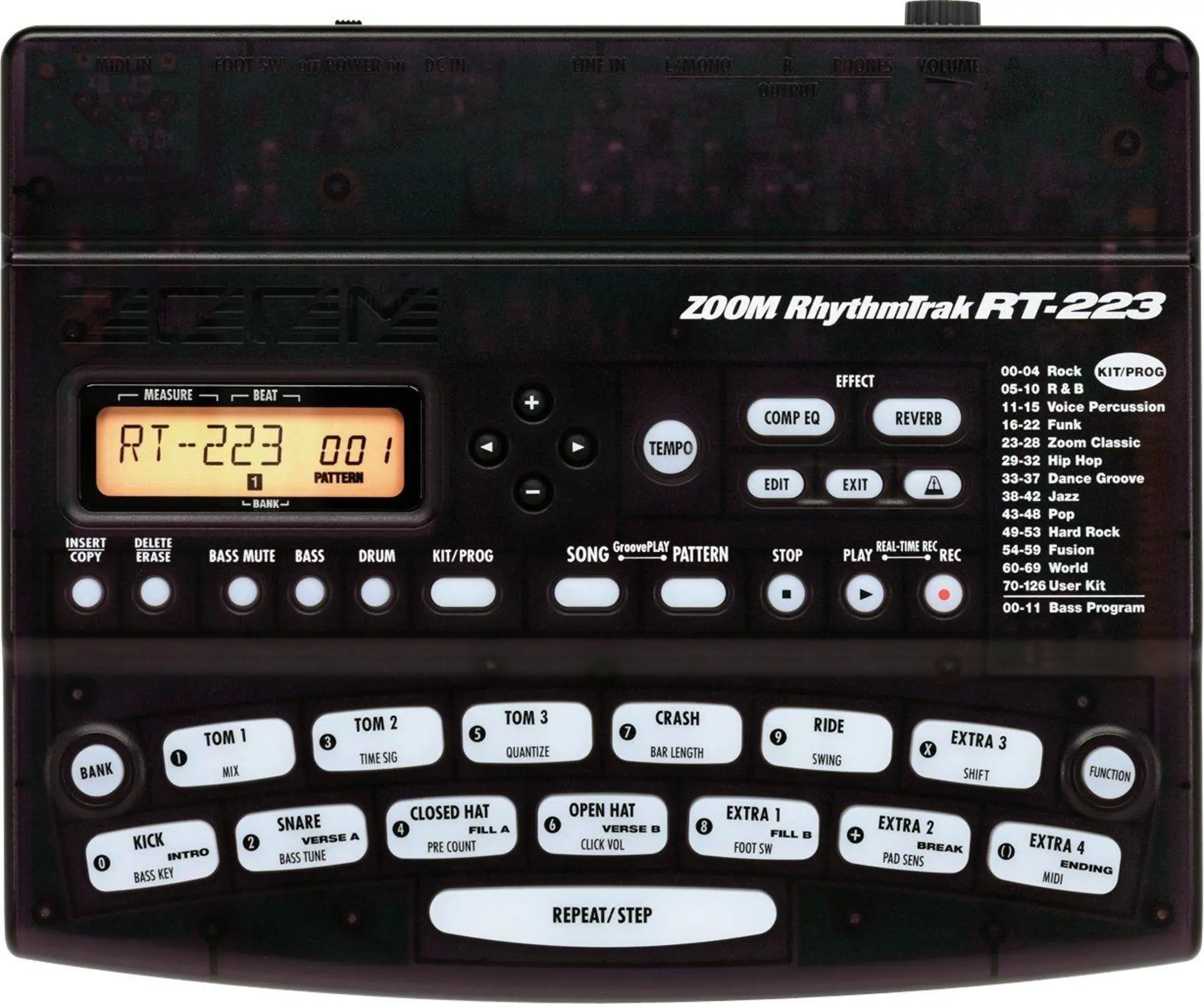 Драм-машина Zoom RhytmTrak RT-223 (1 / 2)