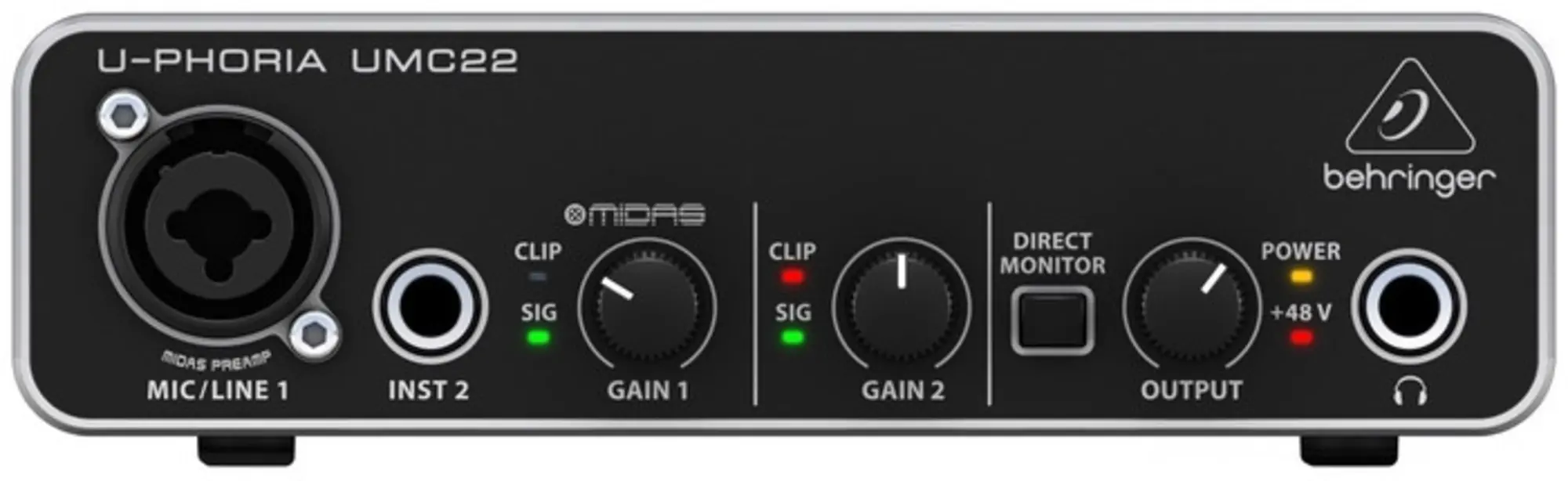Звуковая карта BEHRINGER U-PHORIA UMC22 (1 / 2)